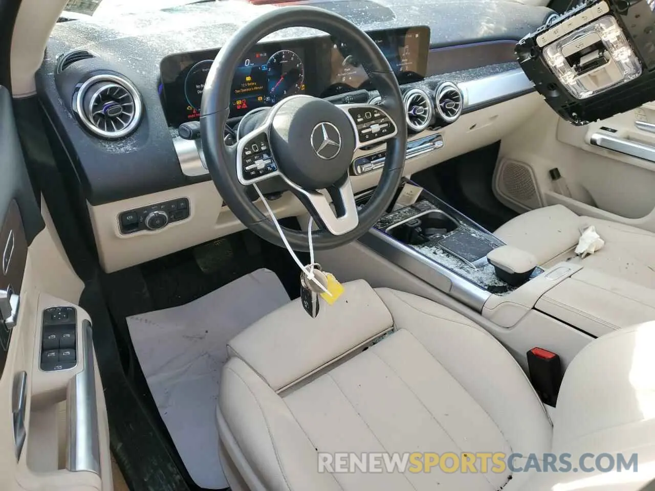 8 fotografías del automóvil dañado W1N4M4HB9PW267866 MERCEDES-BENZ GLB-CLASS 2023
