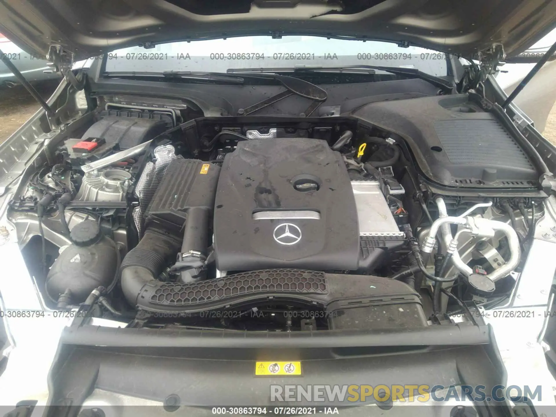 10 fotografías del automóvil dañado WDC0G4JB1KV185498 MERCEDES-BENZ GLC 2019