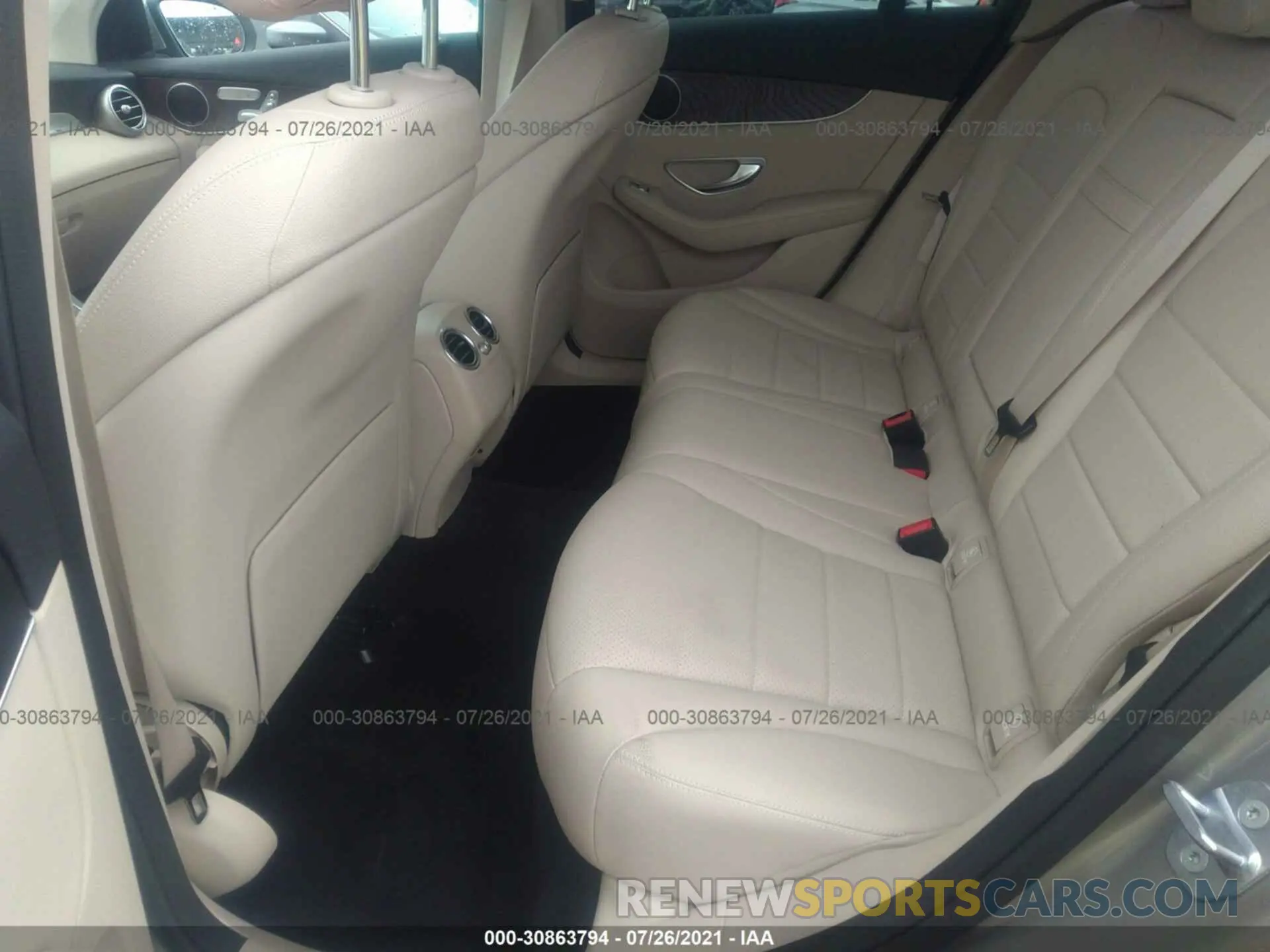 8 fotografías del automóvil dañado WDC0G4JB1KV185498 MERCEDES-BENZ GLC 2019