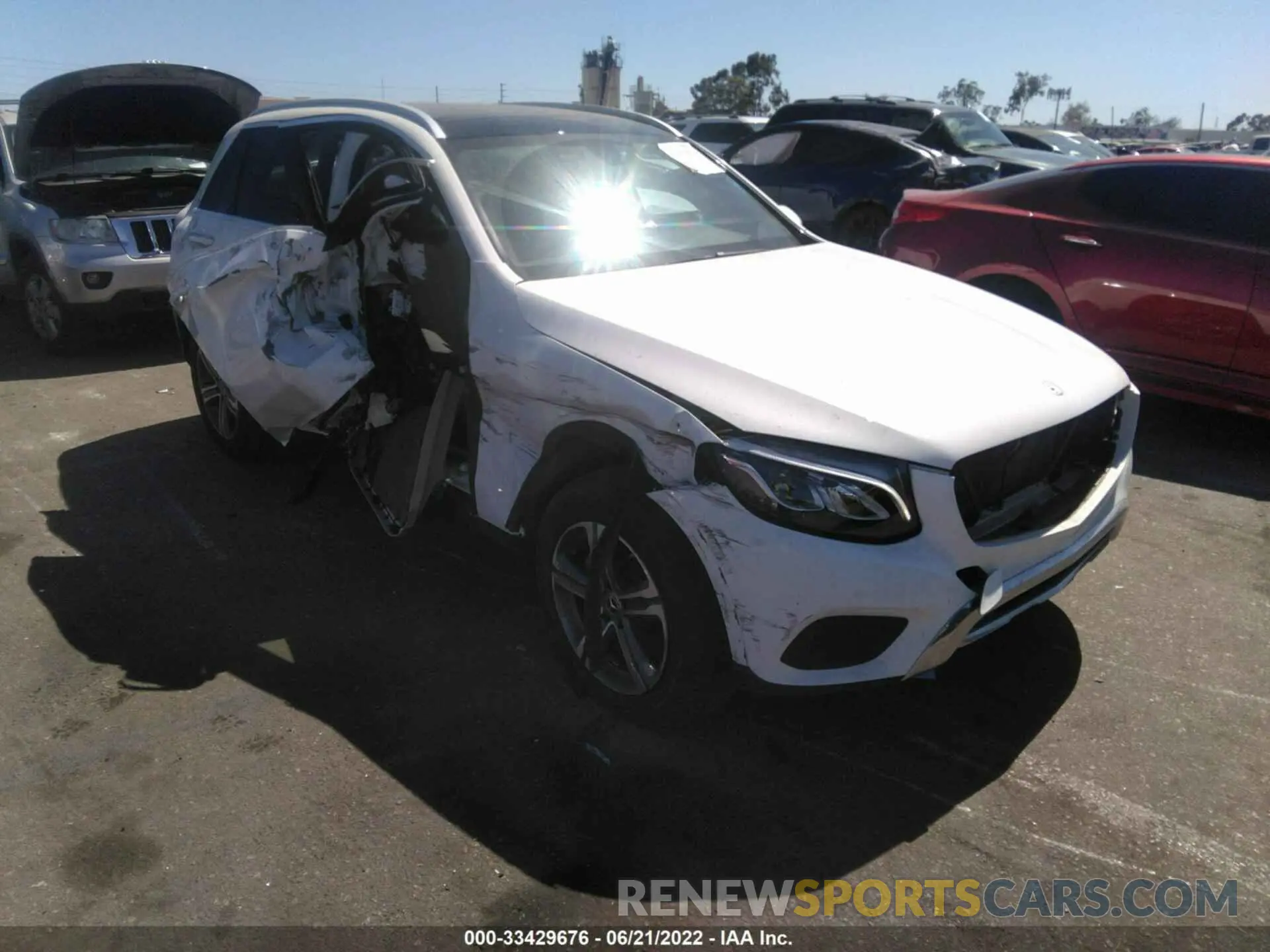 1 fotografías del automóvil dañado WDC0G4JB3K1000777 MERCEDES-BENZ GLC 2019