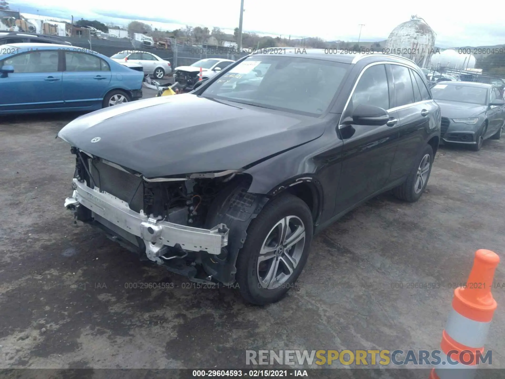 2 fotografías del automóvil dañado WDC0G4JB3KF612867 MERCEDES-BENZ GLC 2019