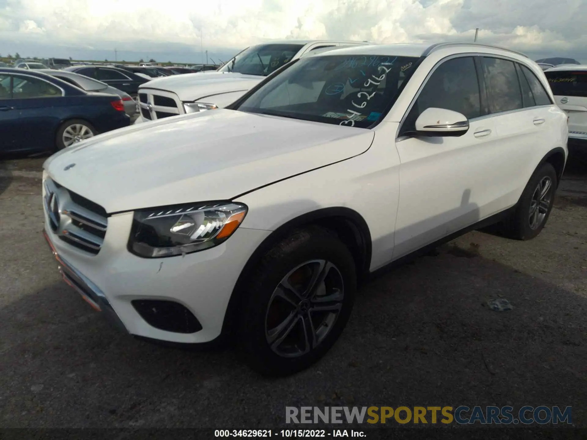 2 fotografías del automóvil dañado WDC0G4JB6KV142789 MERCEDES-BENZ GLC 2019