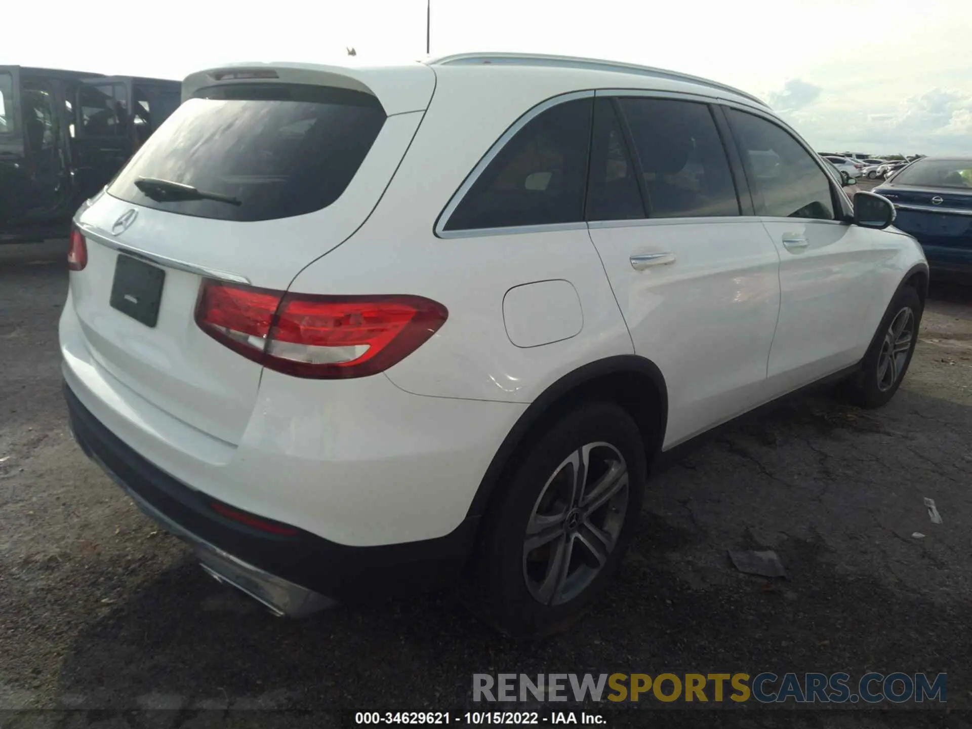 4 fotografías del automóvil dañado WDC0G4JB6KV142789 MERCEDES-BENZ GLC 2019