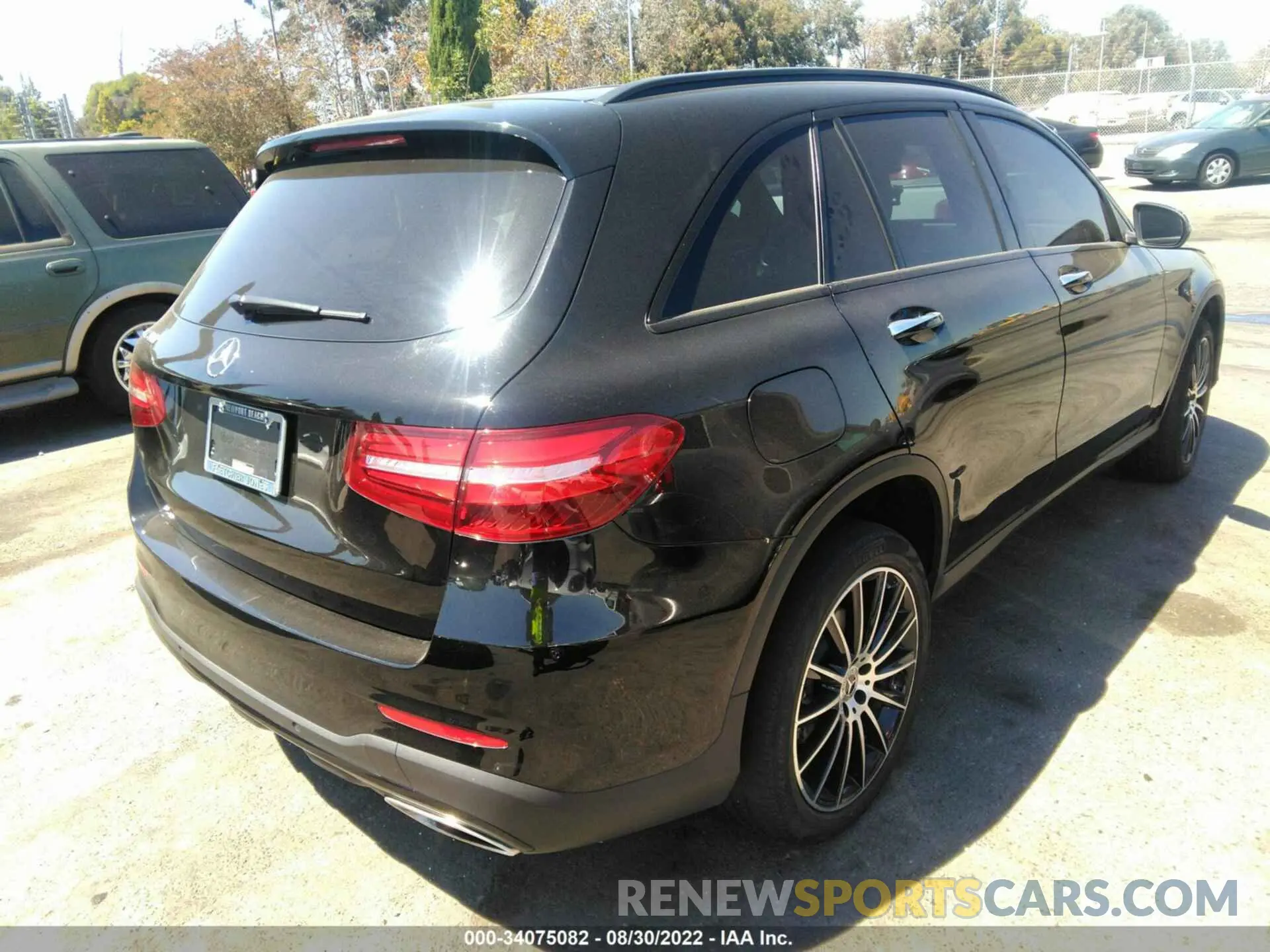4 fotografías del automóvil dañado WDC0G4JB8K1002329 MERCEDES-BENZ GLC 2019