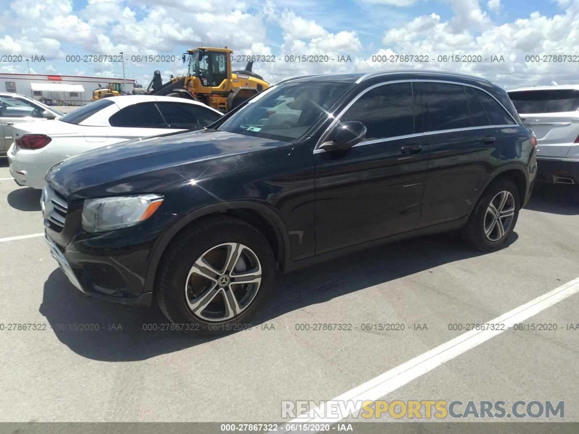 2 fotografías del automóvil dañado WDC0G4JB9KV138378 MERCEDES-BENZ GLC 2019