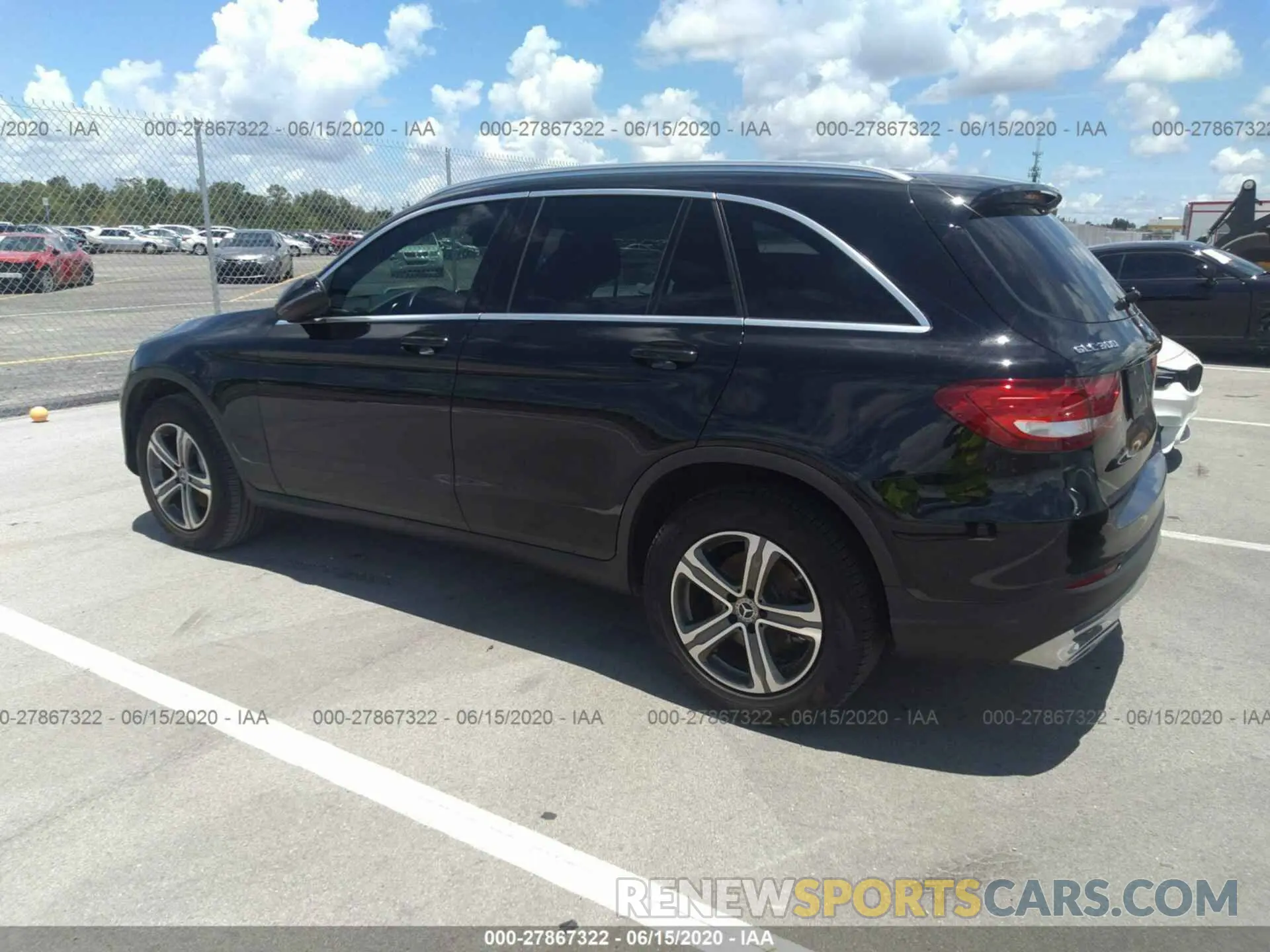 3 fotografías del automóvil dañado WDC0G4JB9KV138378 MERCEDES-BENZ GLC 2019