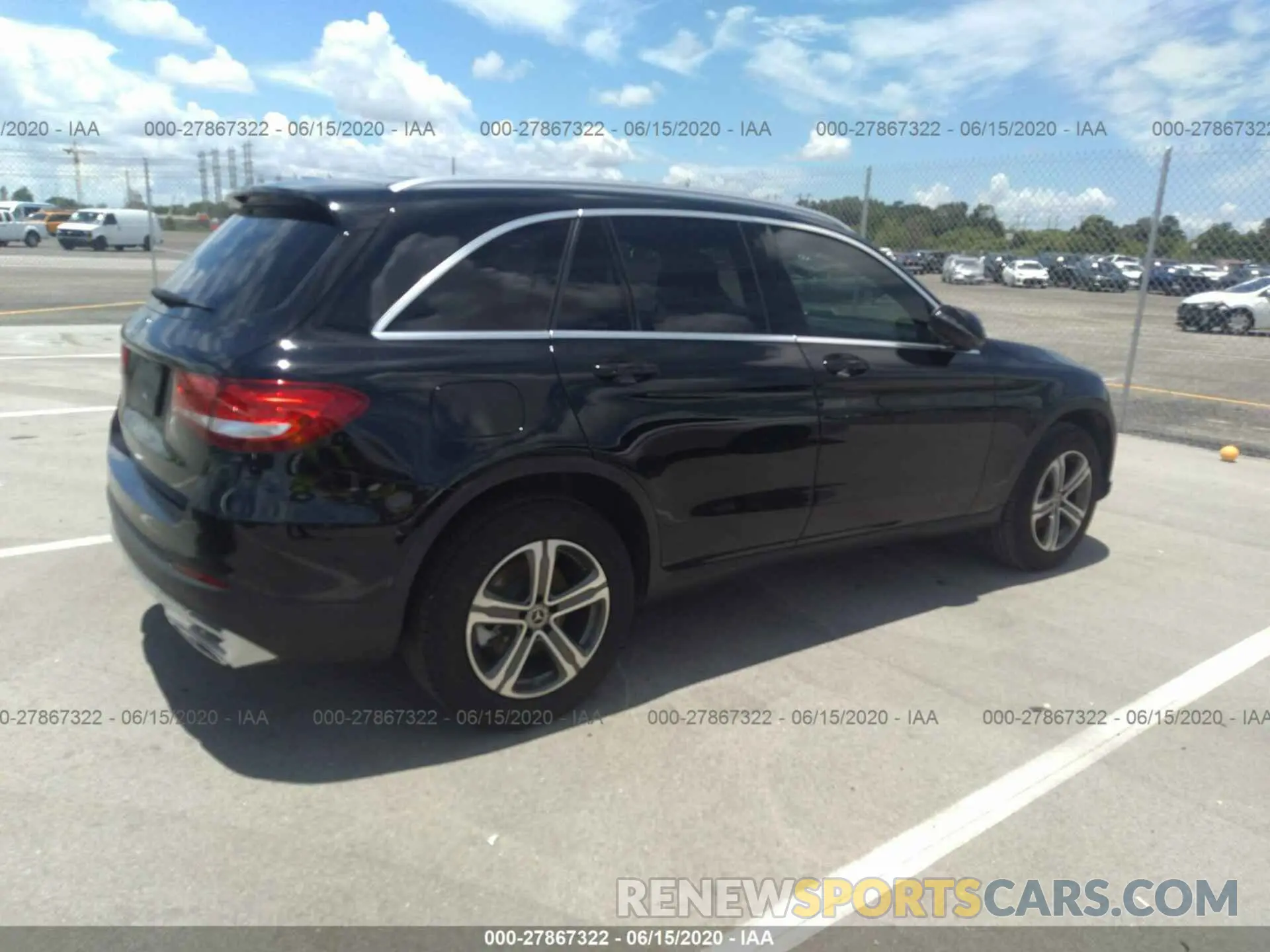 4 fotografías del automóvil dañado WDC0G4JB9KV138378 MERCEDES-BENZ GLC 2019