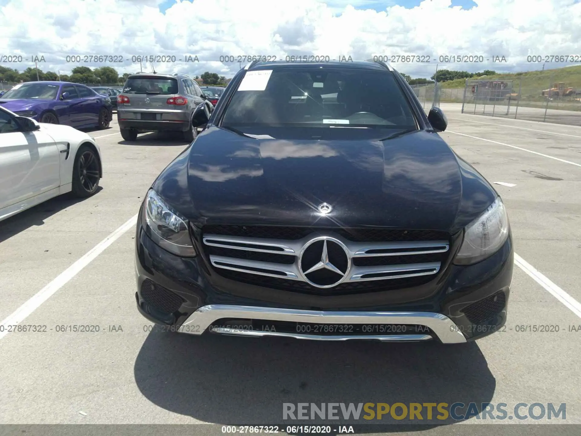 6 fotografías del automóvil dañado WDC0G4JB9KV138378 MERCEDES-BENZ GLC 2019