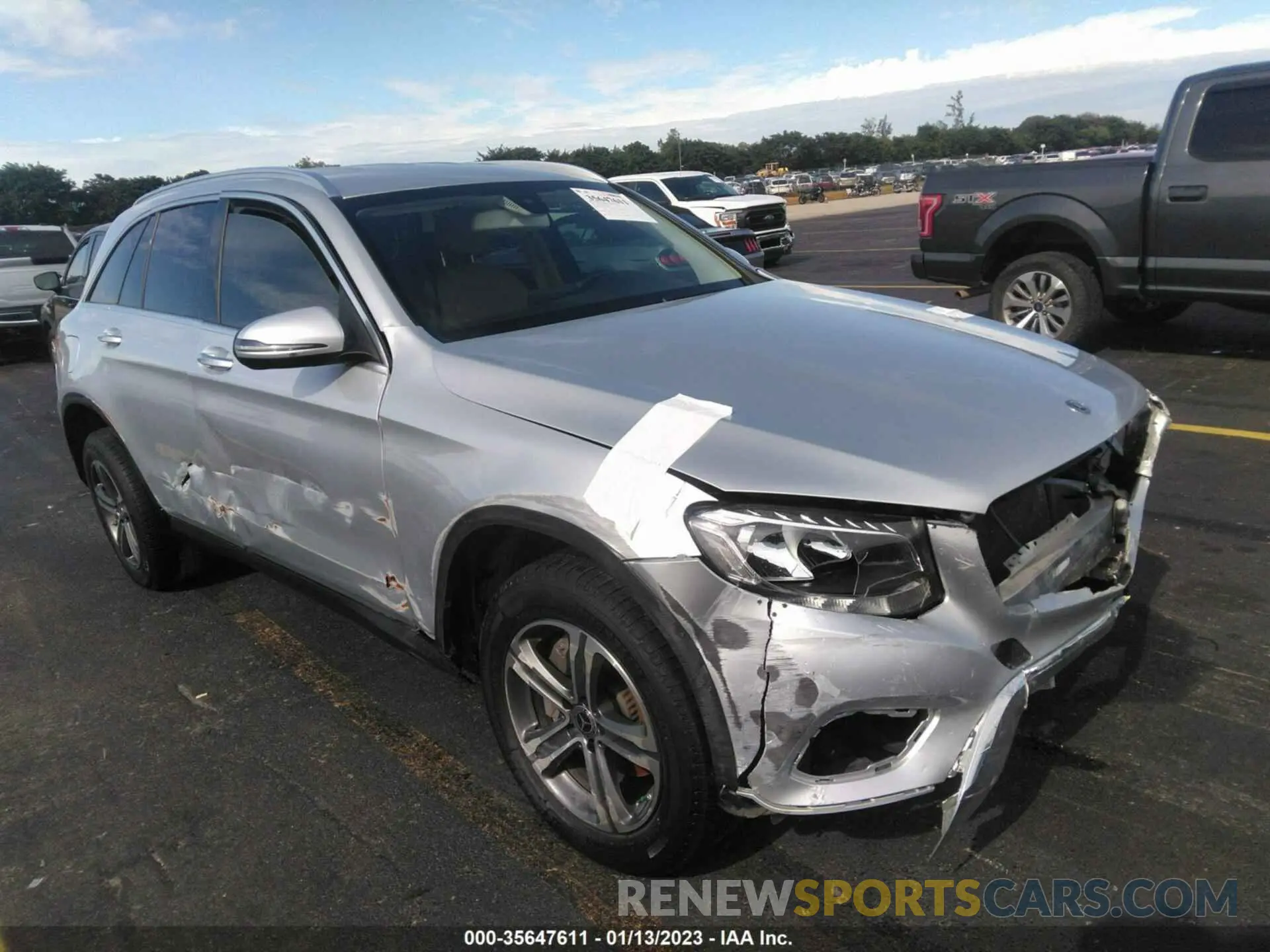1 fotografías del automóvil dañado WDC0G4JBXKV150538 MERCEDES-BENZ GLC 2019