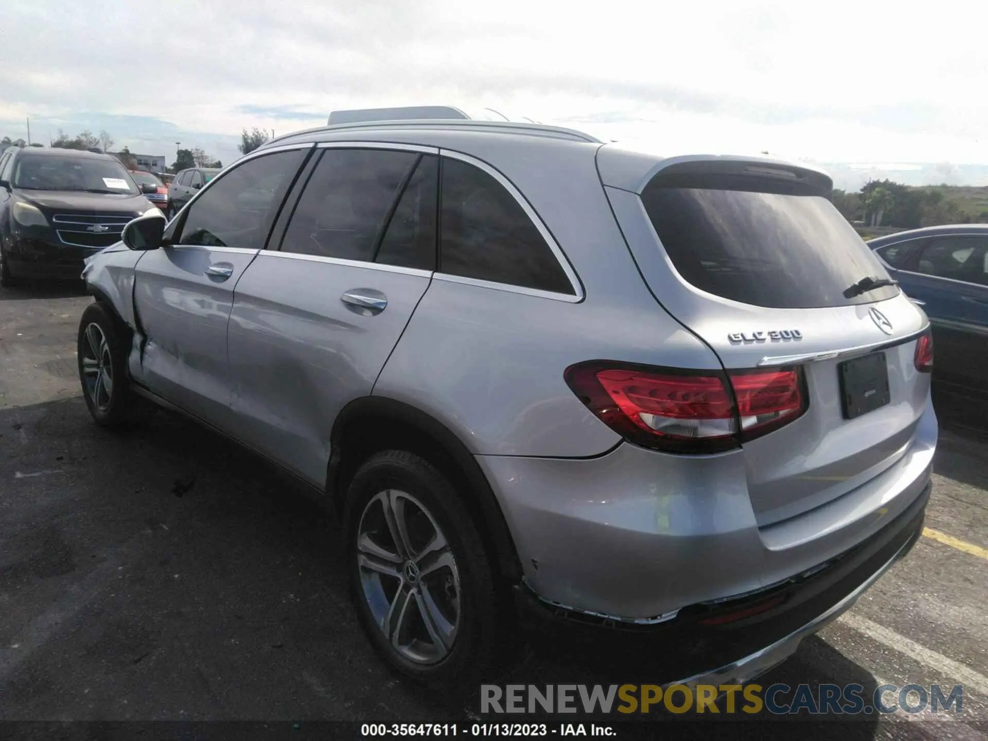 3 fotografías del automóvil dañado WDC0G4JBXKV150538 MERCEDES-BENZ GLC 2019