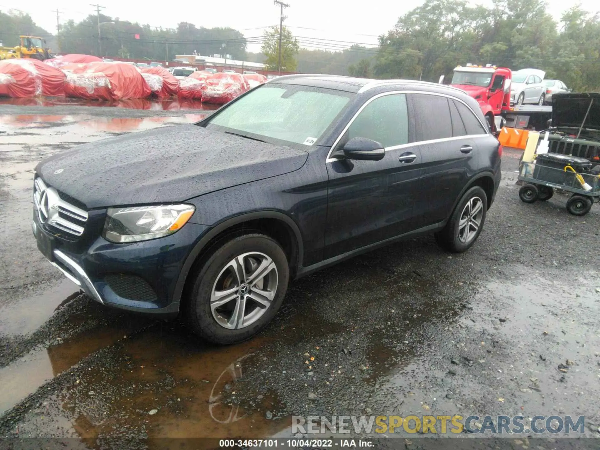 2 fotografías del automóvil dañado WDC0G4KB1KF633389 MERCEDES-BENZ GLC 2019