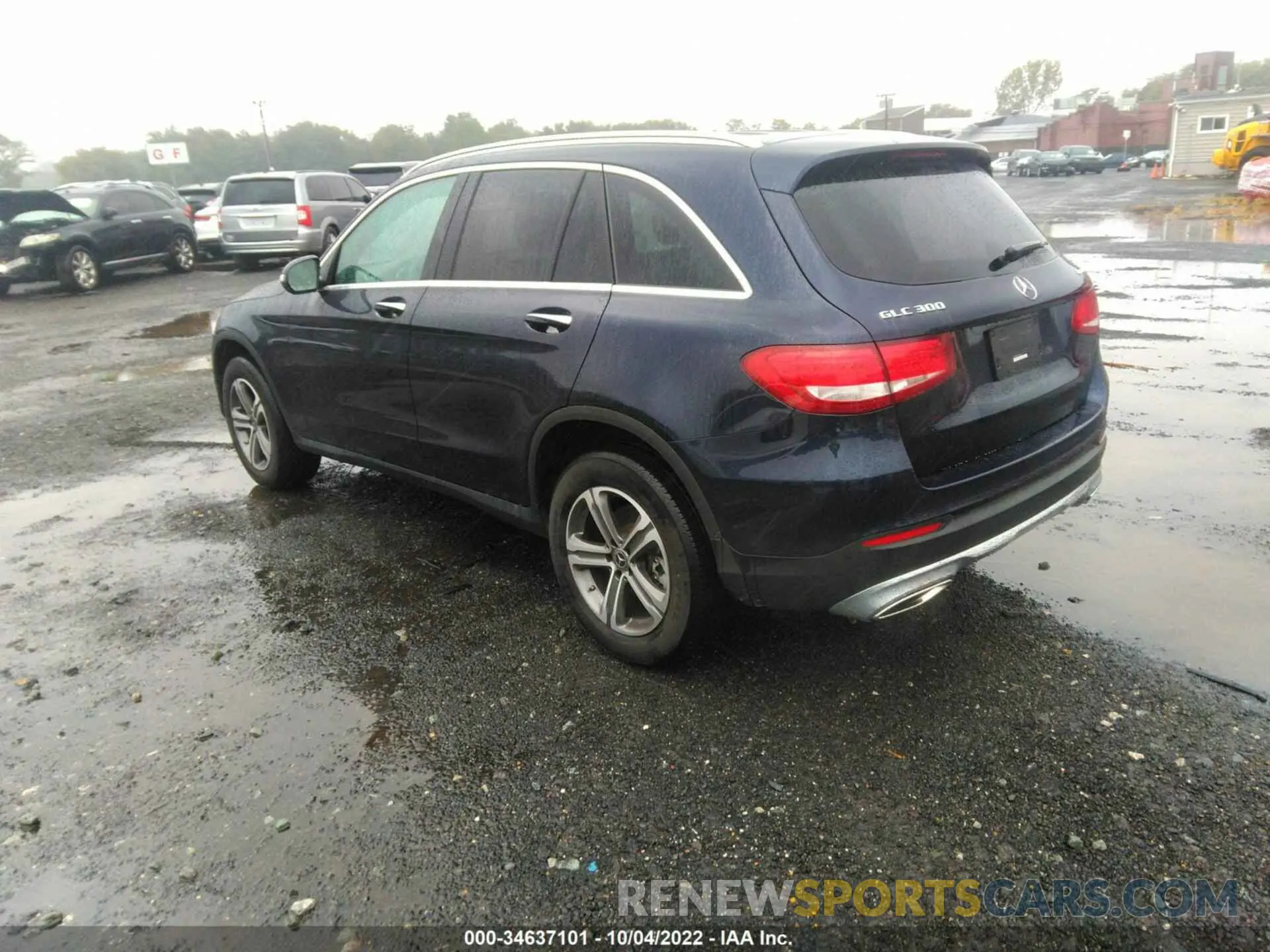 3 fotografías del automóvil dañado WDC0G4KB1KF633389 MERCEDES-BENZ GLC 2019
