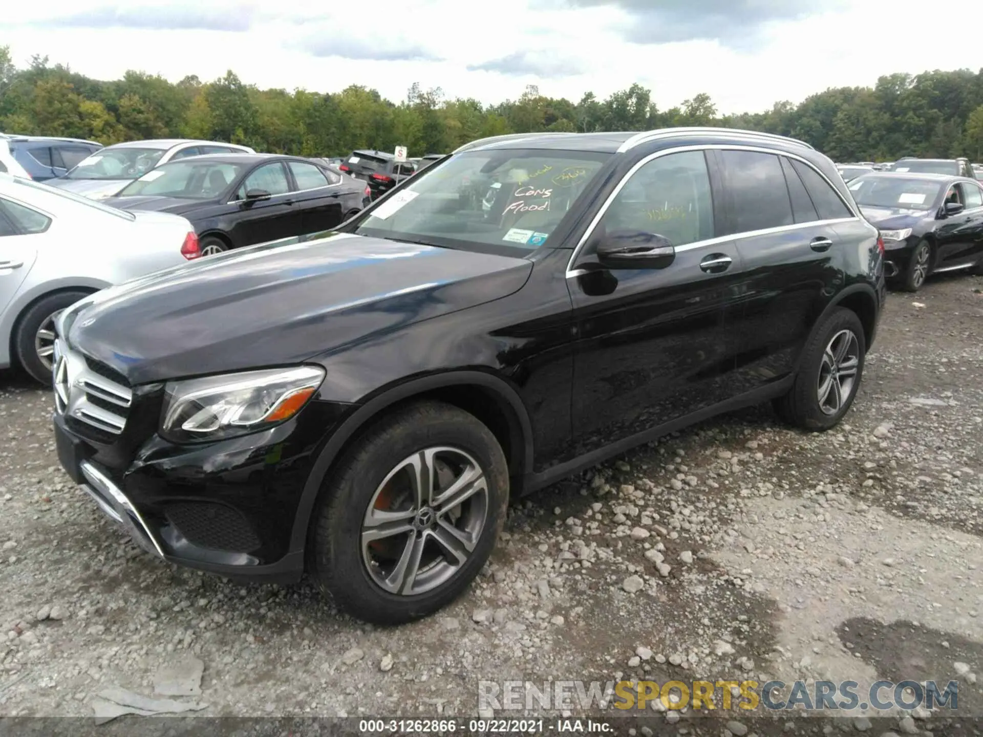 2 fotografías del automóvil dañado WDC0G4KB2KV178218 MERCEDES-BENZ GLC 2019