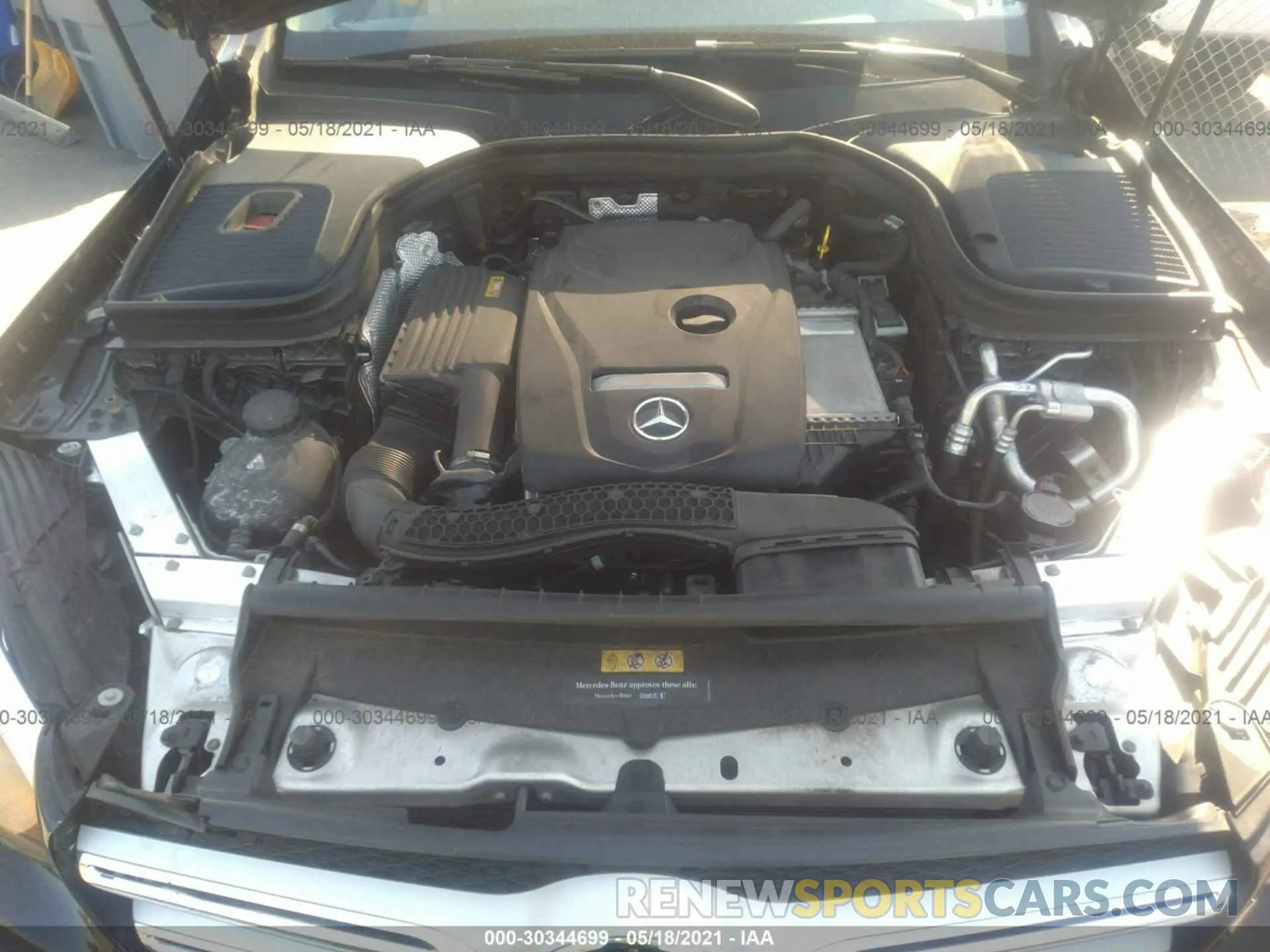 10 fotografías del automóvil dañado WDC0G4KB4KV123284 MERCEDES-BENZ GLC 2019