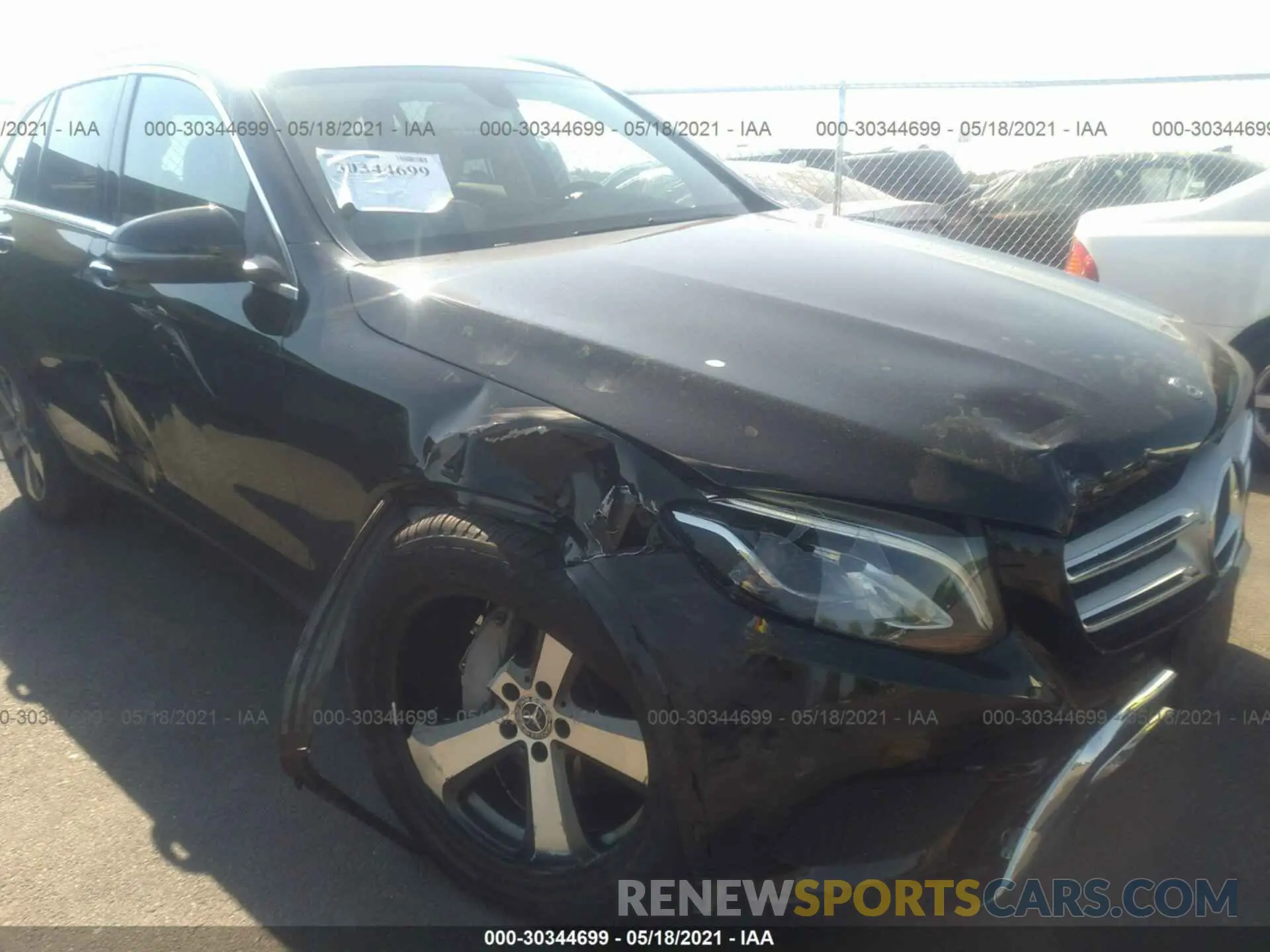 6 fotografías del automóvil dañado WDC0G4KB4KV123284 MERCEDES-BENZ GLC 2019