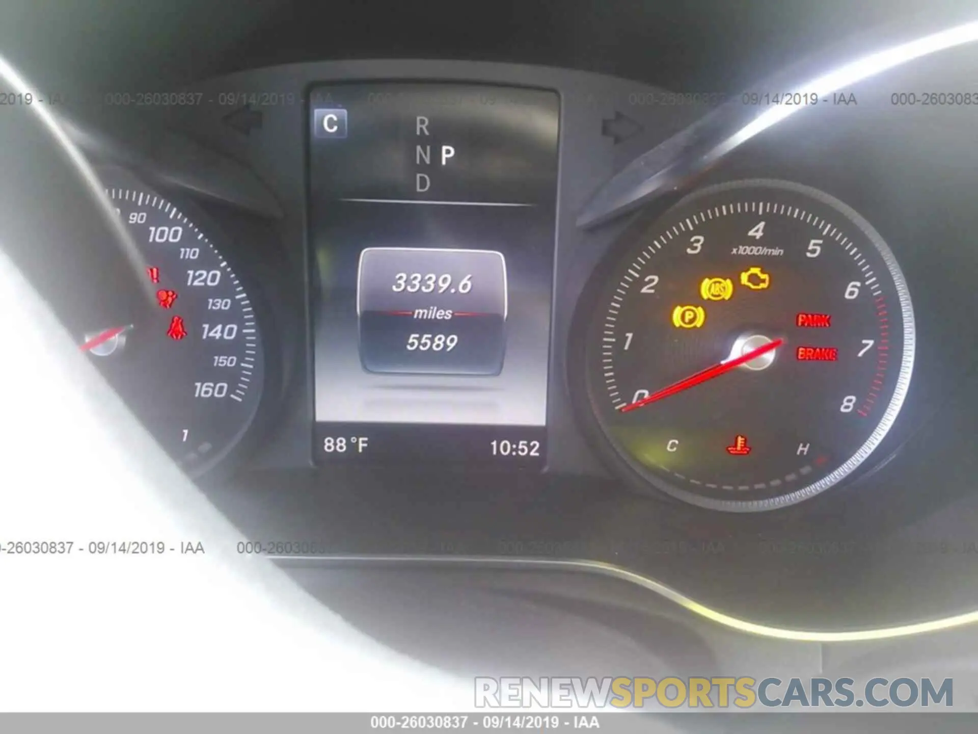 7 fotografías del automóvil dañado WDC0G4KB5KV134052 MERCEDES-BENZ GLC 2019