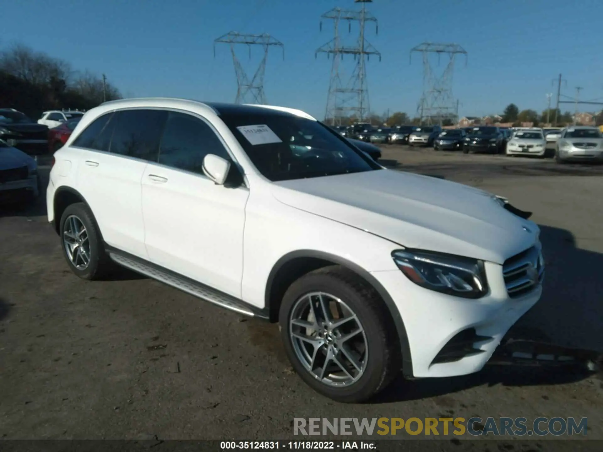 1 fotografías del automóvil dañado WDC0G4KB5KV190279 MERCEDES-BENZ GLC 2019
