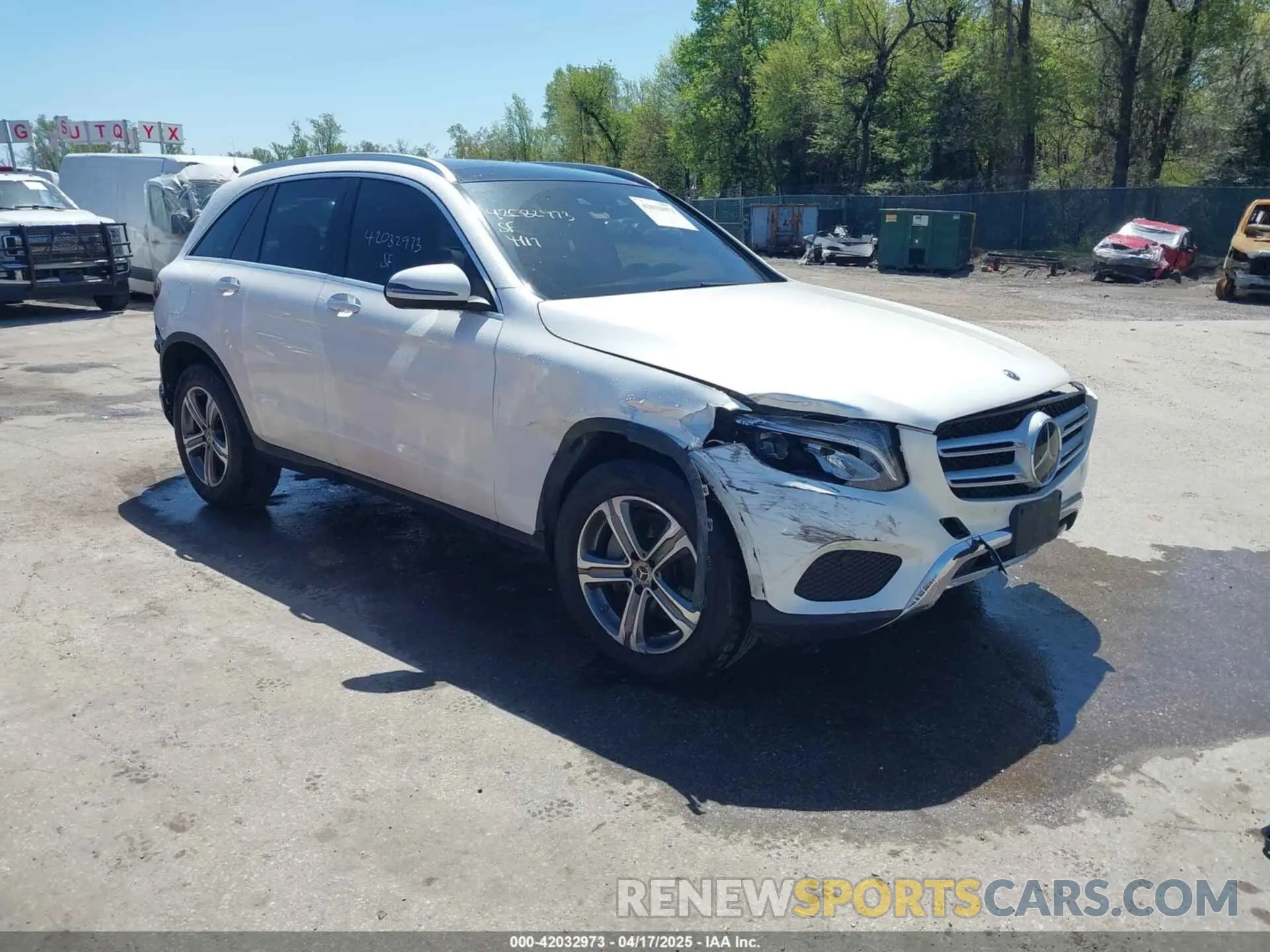 1 fotografías del automóvil dañado WDC0G4KB7KF642680 MERCEDES-BENZ GLC 2019