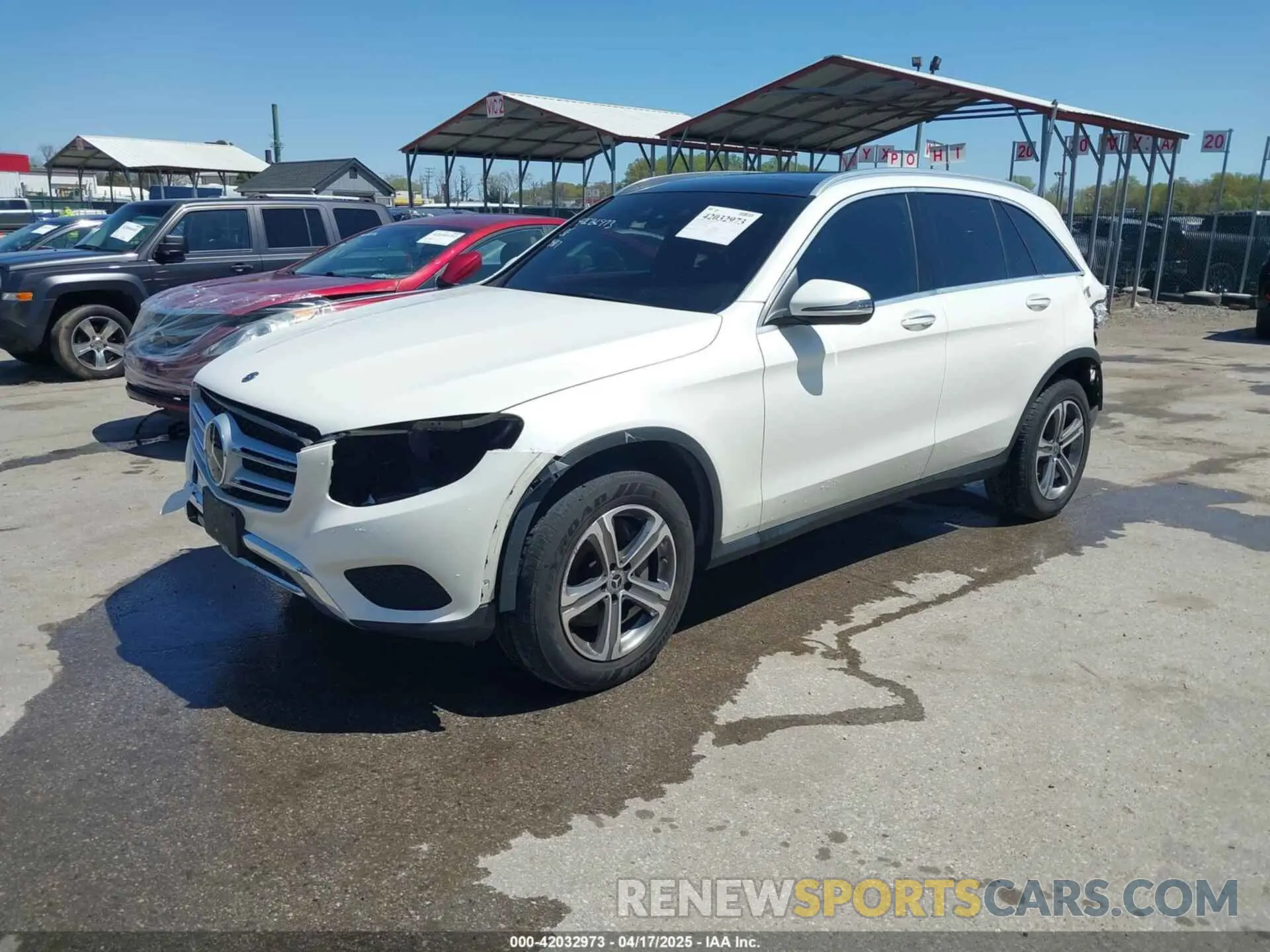 2 fotografías del automóvil dañado WDC0G4KB7KF642680 MERCEDES-BENZ GLC 2019