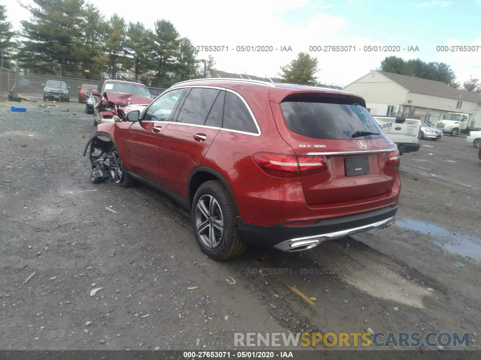 3 fotografías del automóvil dañado WDC0G4KB9KV178104 MERCEDES-BENZ GLC 2019
