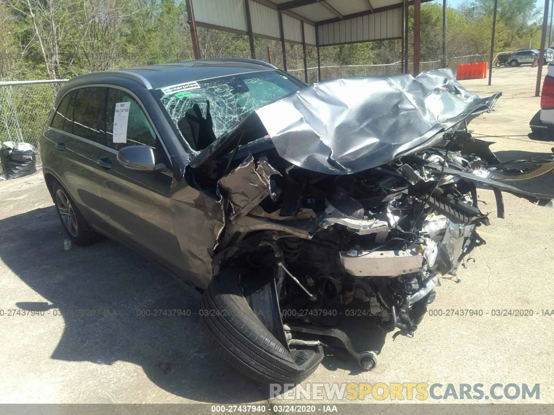 1 fotografías del automóvil dañado WDC0G4KBXKF604487 MERCEDES-BENZ GLC 2019