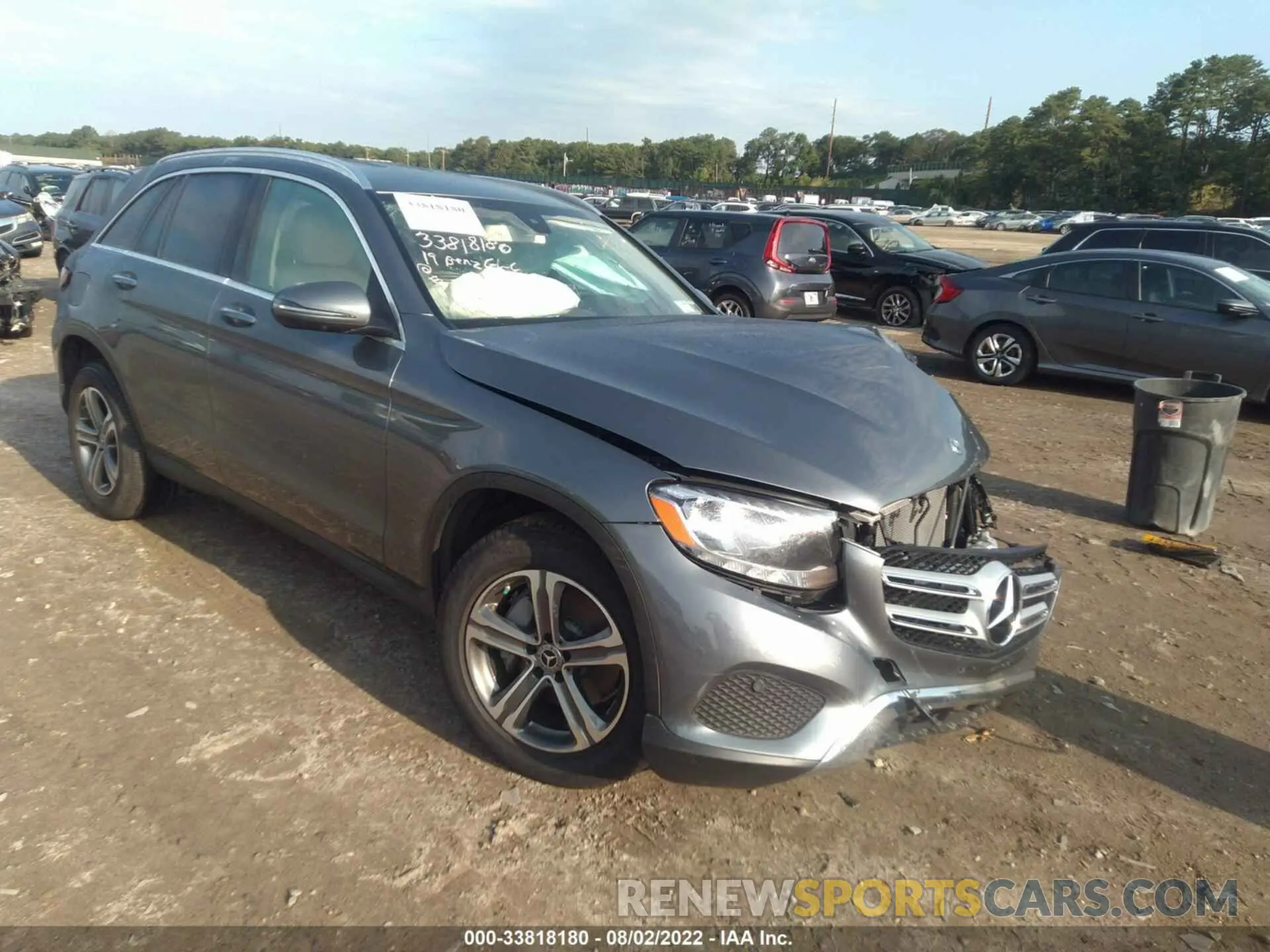 1 fotografías del automóvil dañado WDC0G4KBXKV195008 MERCEDES-BENZ GLC 2019