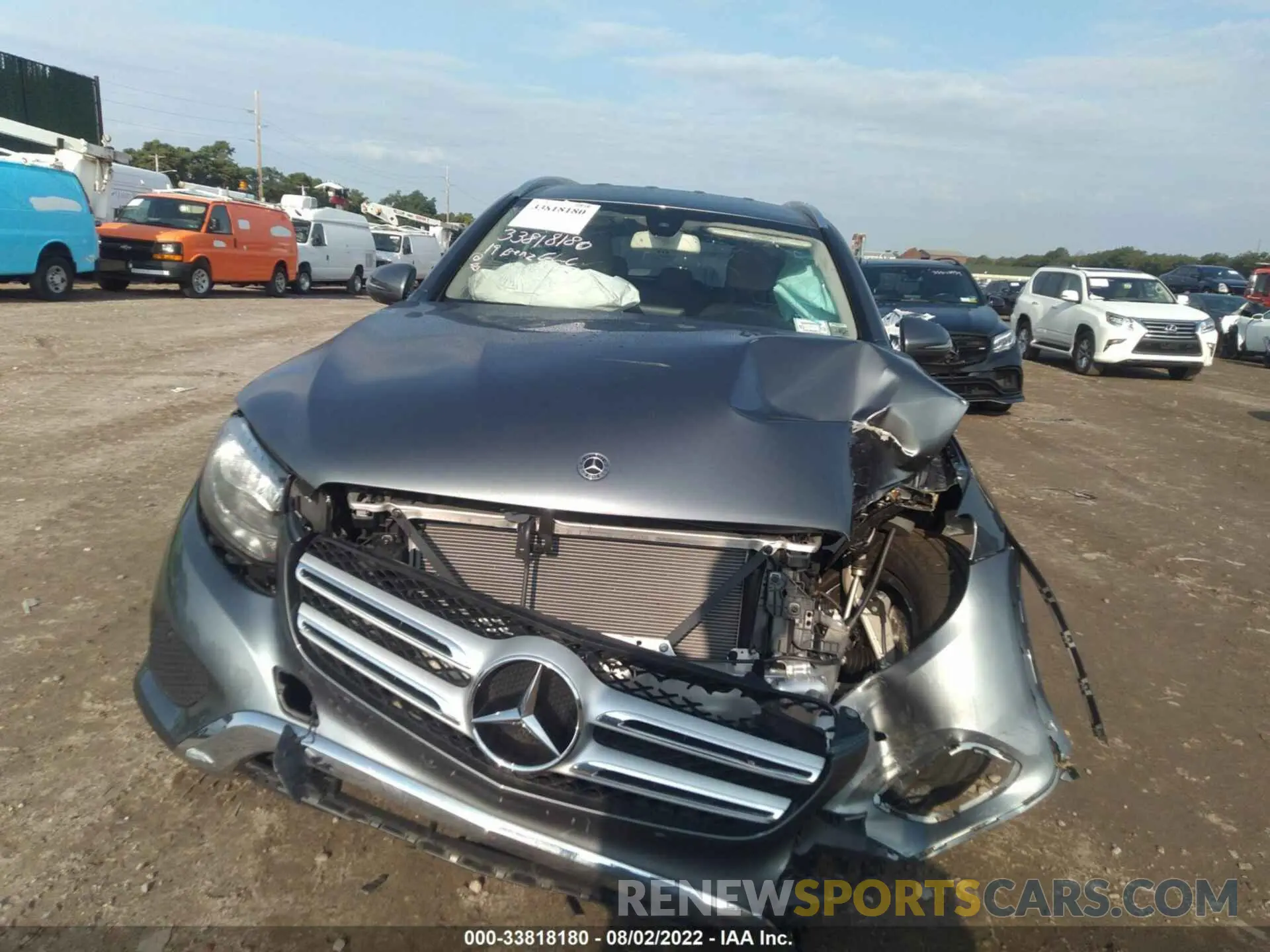 6 fotografías del automóvil dañado WDC0G4KBXKV195008 MERCEDES-BENZ GLC 2019