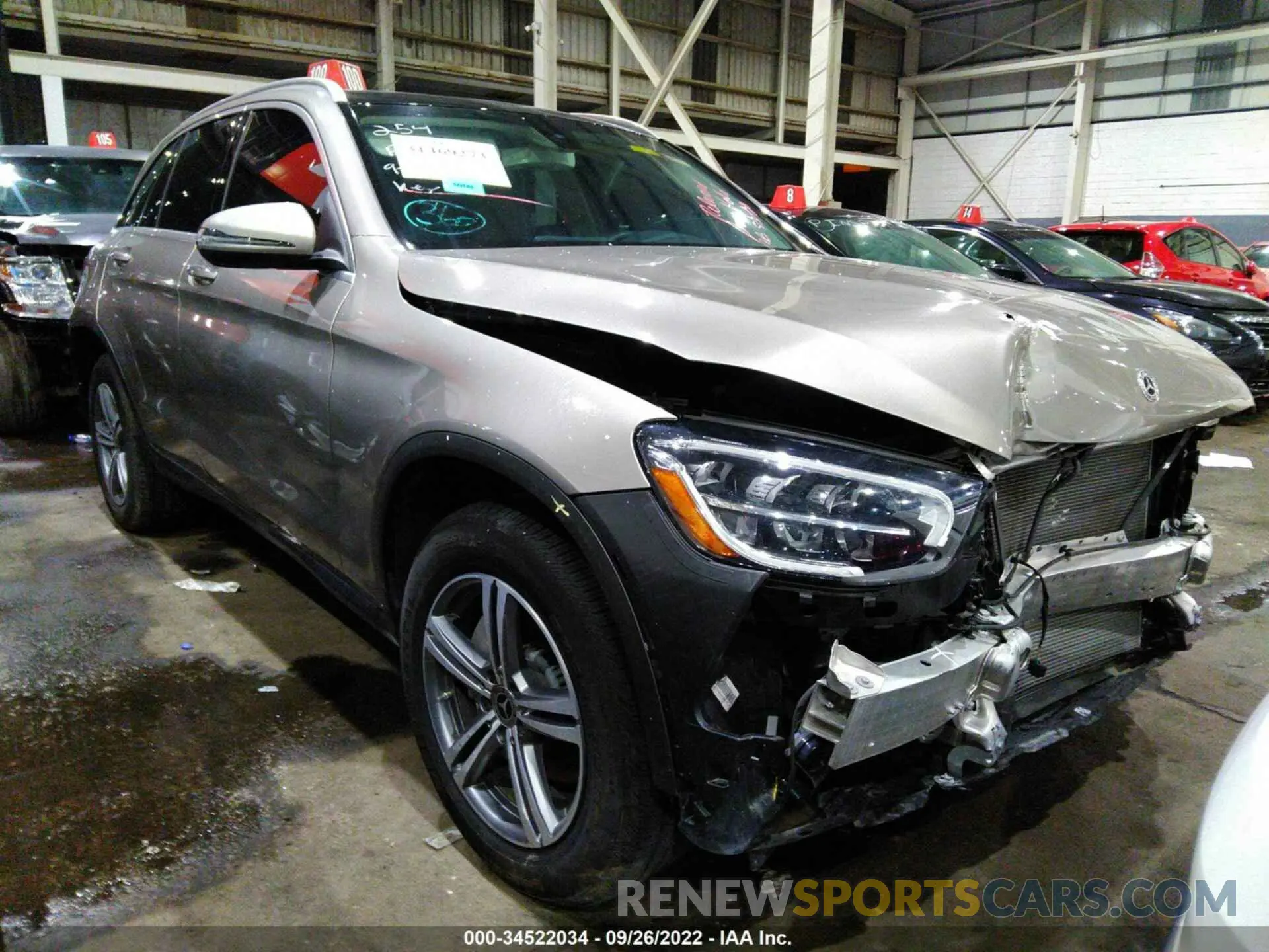 1 fotografías del automóvil dañado 00COG8EBXLF722852 MERCEDES-BENZ GLC 2020
