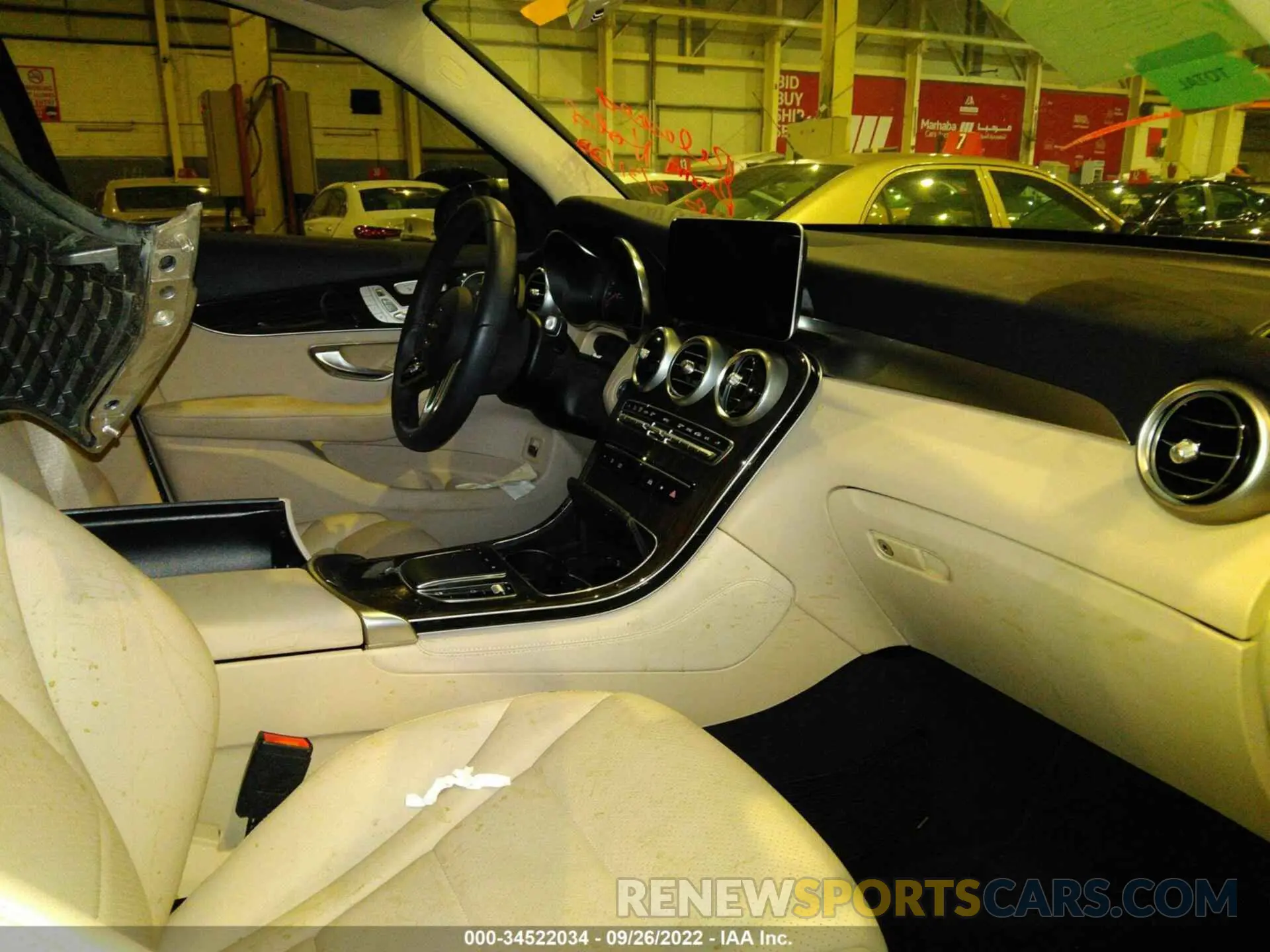5 fotografías del automóvil dañado 00COG8EBXLF722852 MERCEDES-BENZ GLC 2020