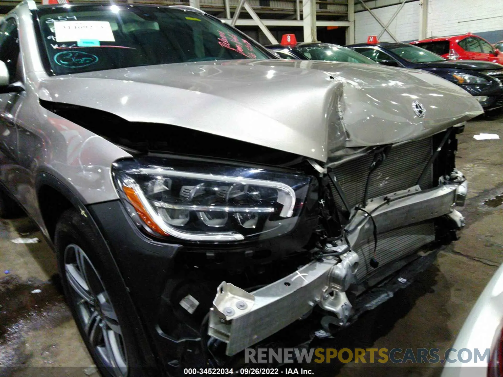 6 fotografías del automóvil dañado 00COG8EBXLF722852 MERCEDES-BENZ GLC 2020