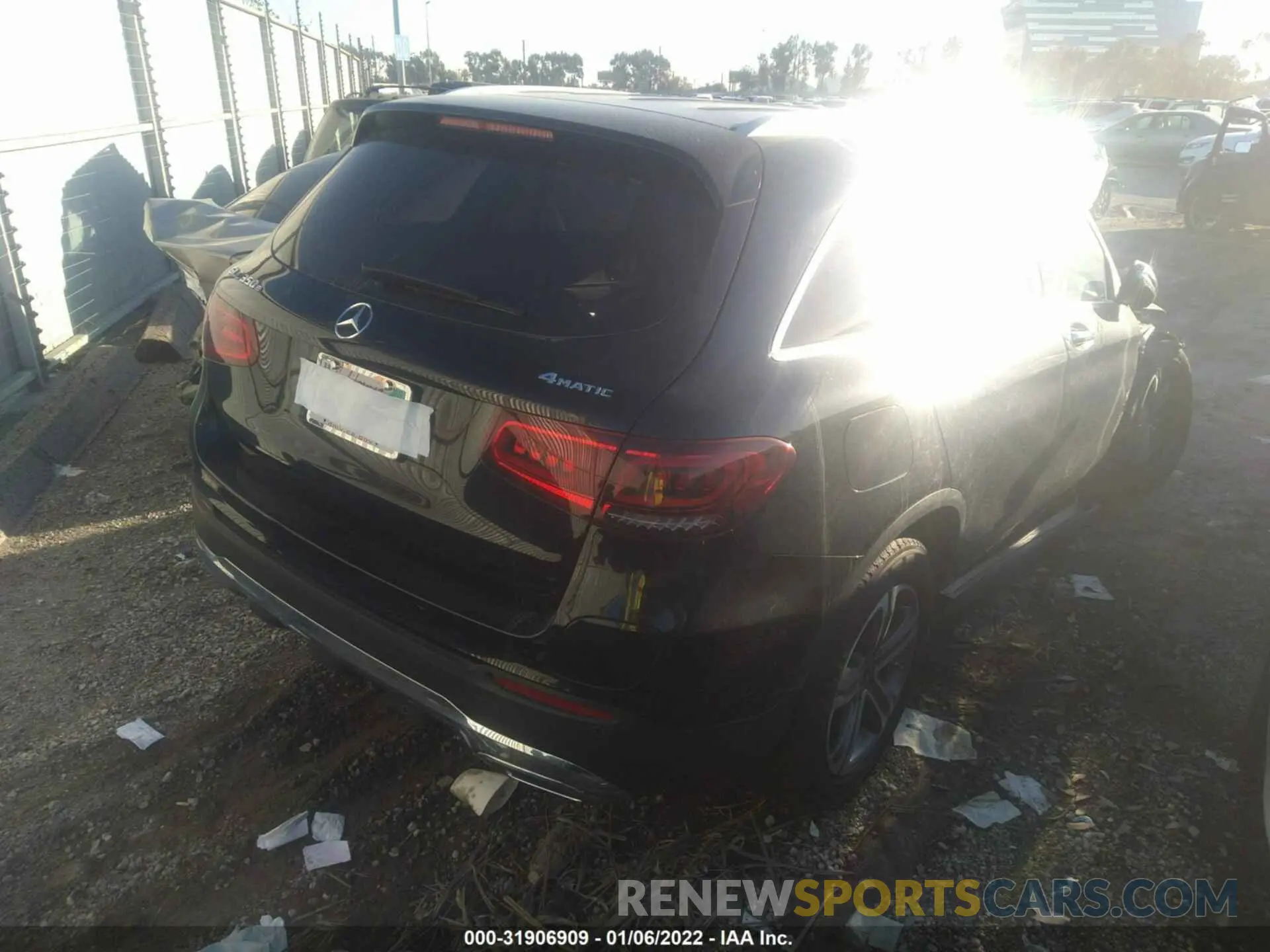 4 fotografías del automóvil dañado W1N0G5DB3LF797777 MERCEDES-BENZ GLC 2020