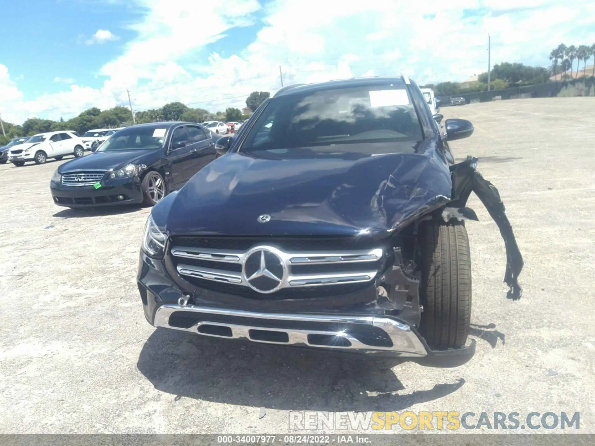 6 fotografías del automóvil dañado W1N0G8DB2LF837610 MERCEDES-BENZ GLC 2020