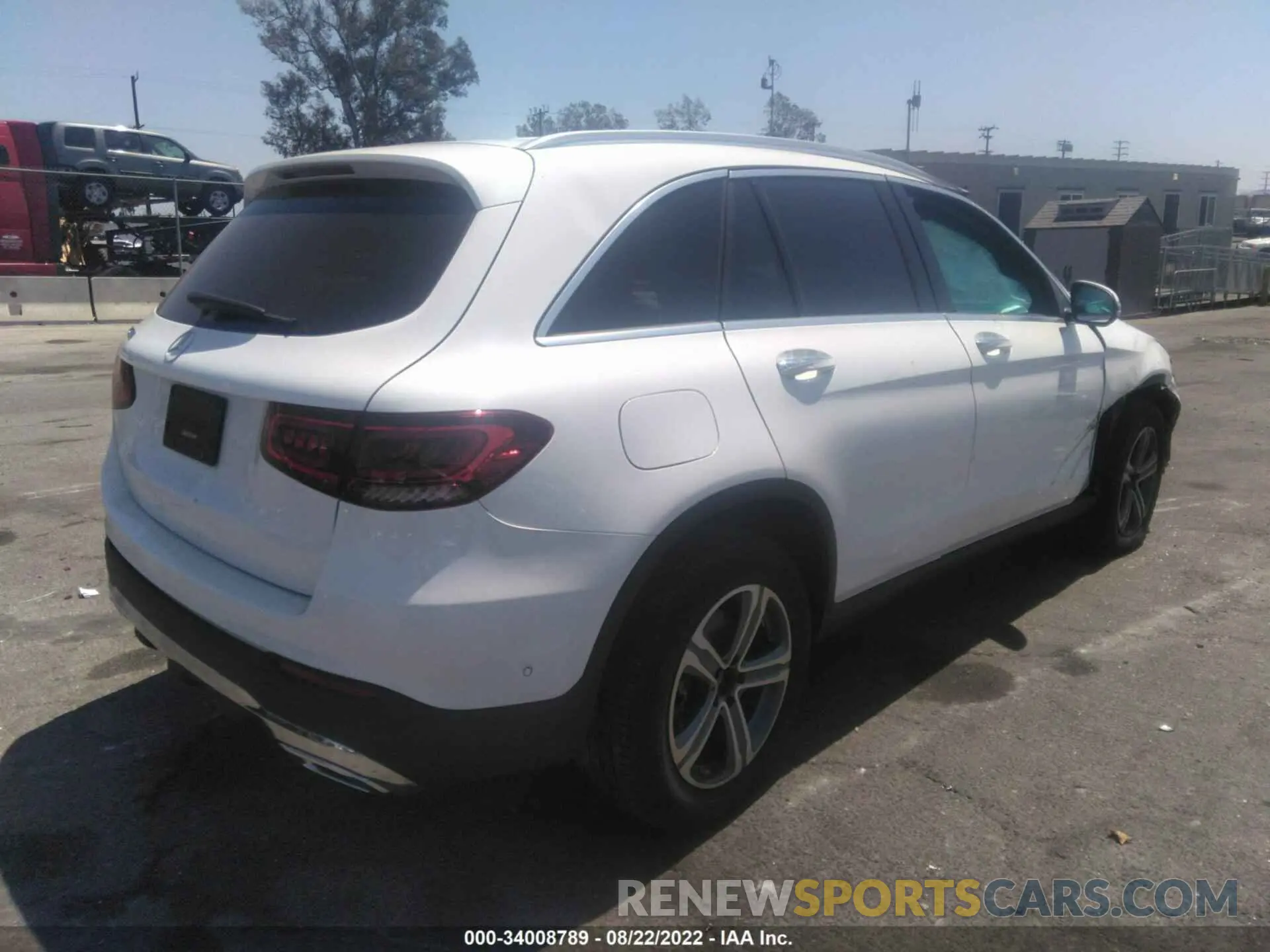 4 fotografías del automóvil dañado W1N0G8DB7LF831883 MERCEDES-BENZ GLC 2020
