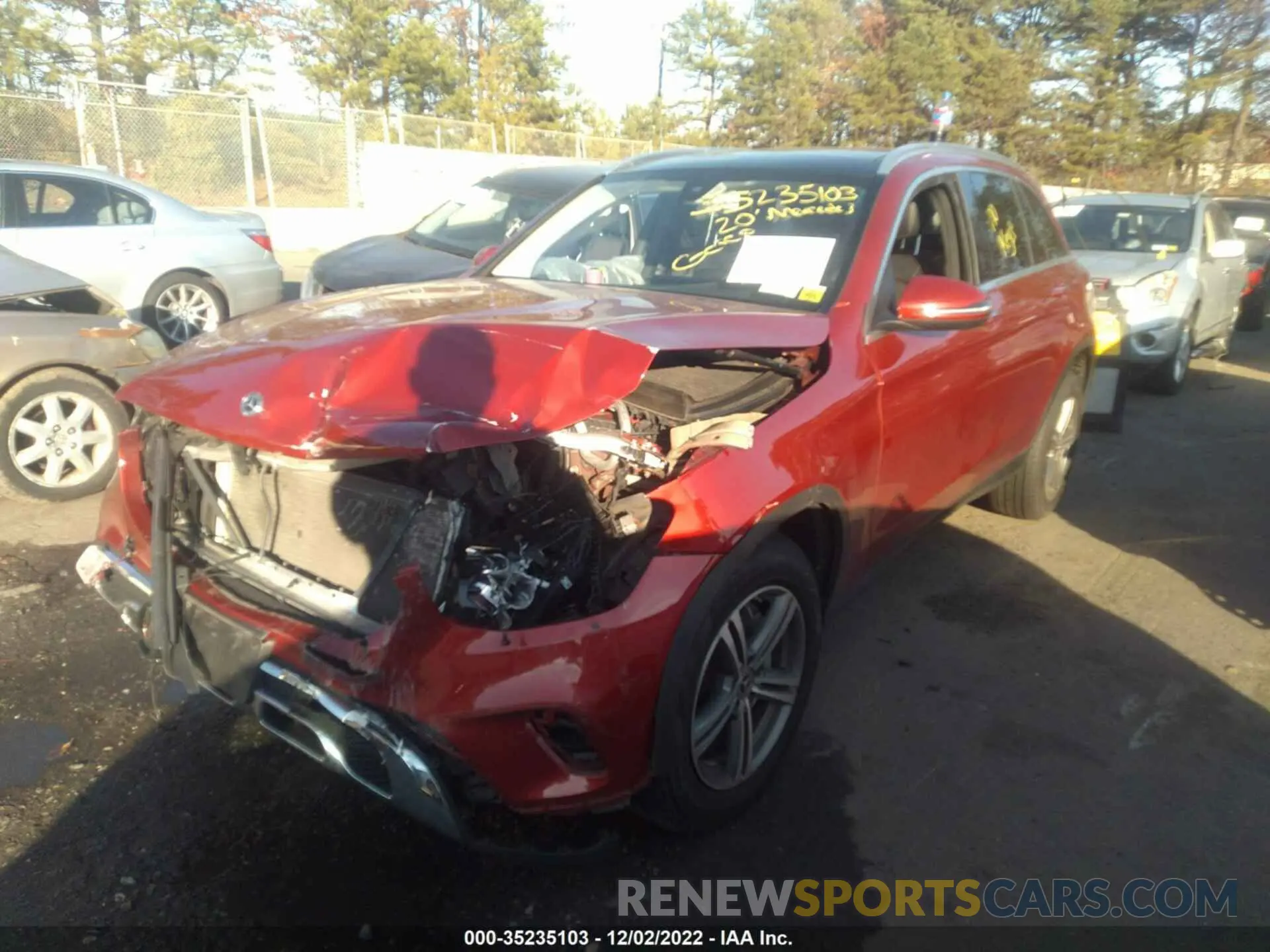 2 fotografías del automóvil dañado W1N0G8EB2LF839842 MERCEDES-BENZ GLC 2020