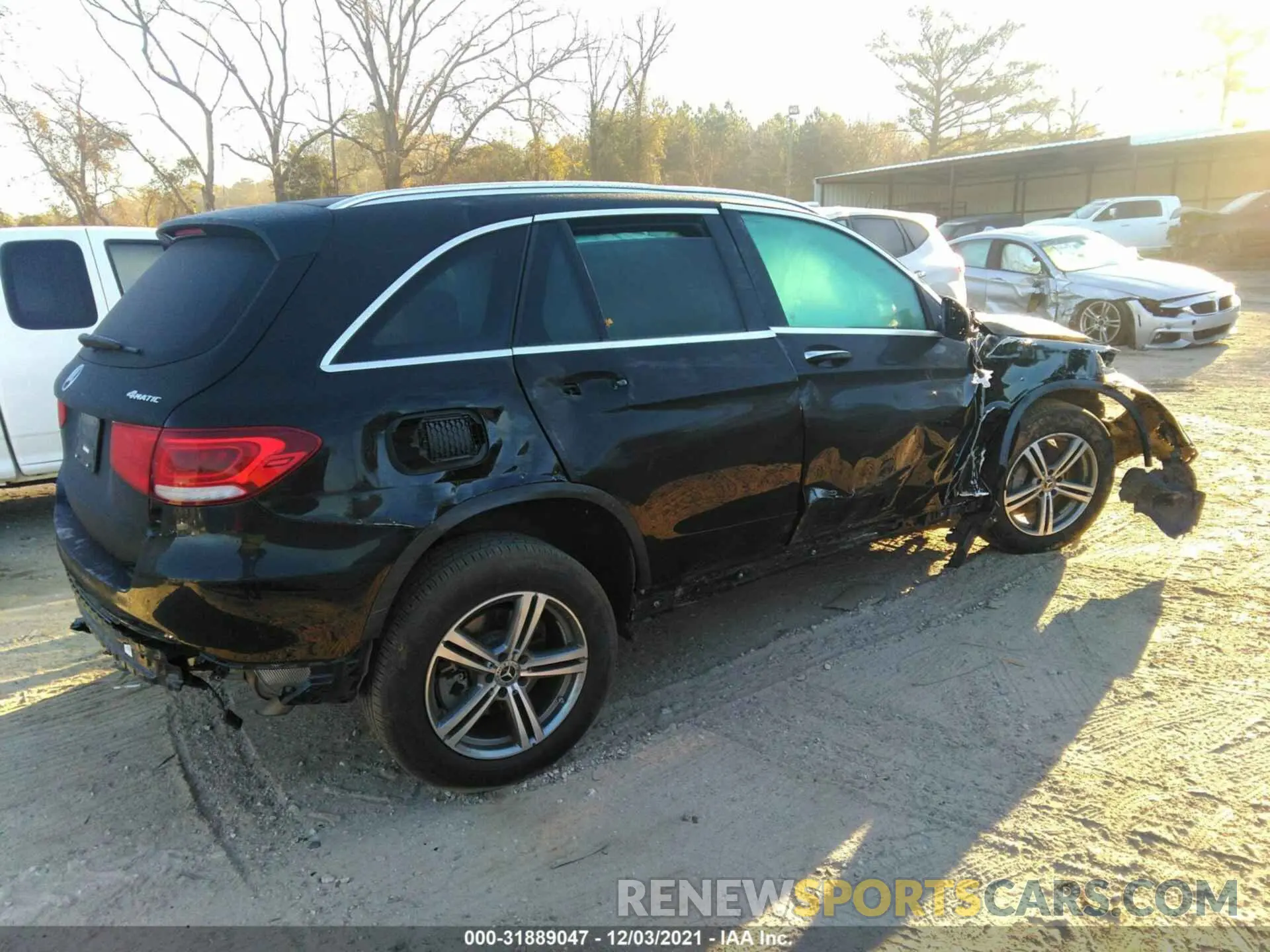 4 fotografías del automóvil dañado W1N0G8EB3LF768067 MERCEDES-BENZ GLC 2020