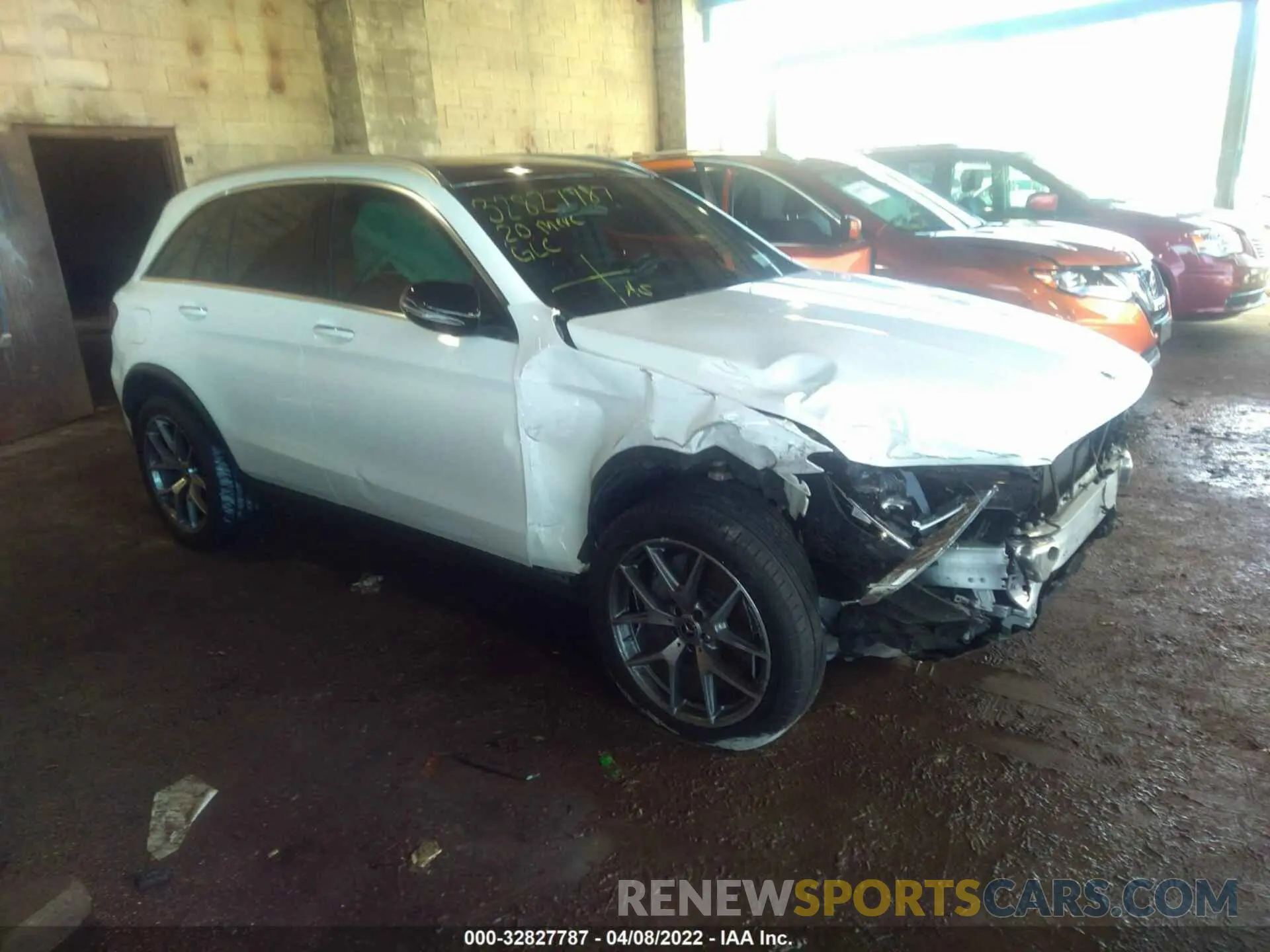 1 fotografías del automóvil dañado W1N0G8EB4LF816367 MERCEDES-BENZ GLC 2020