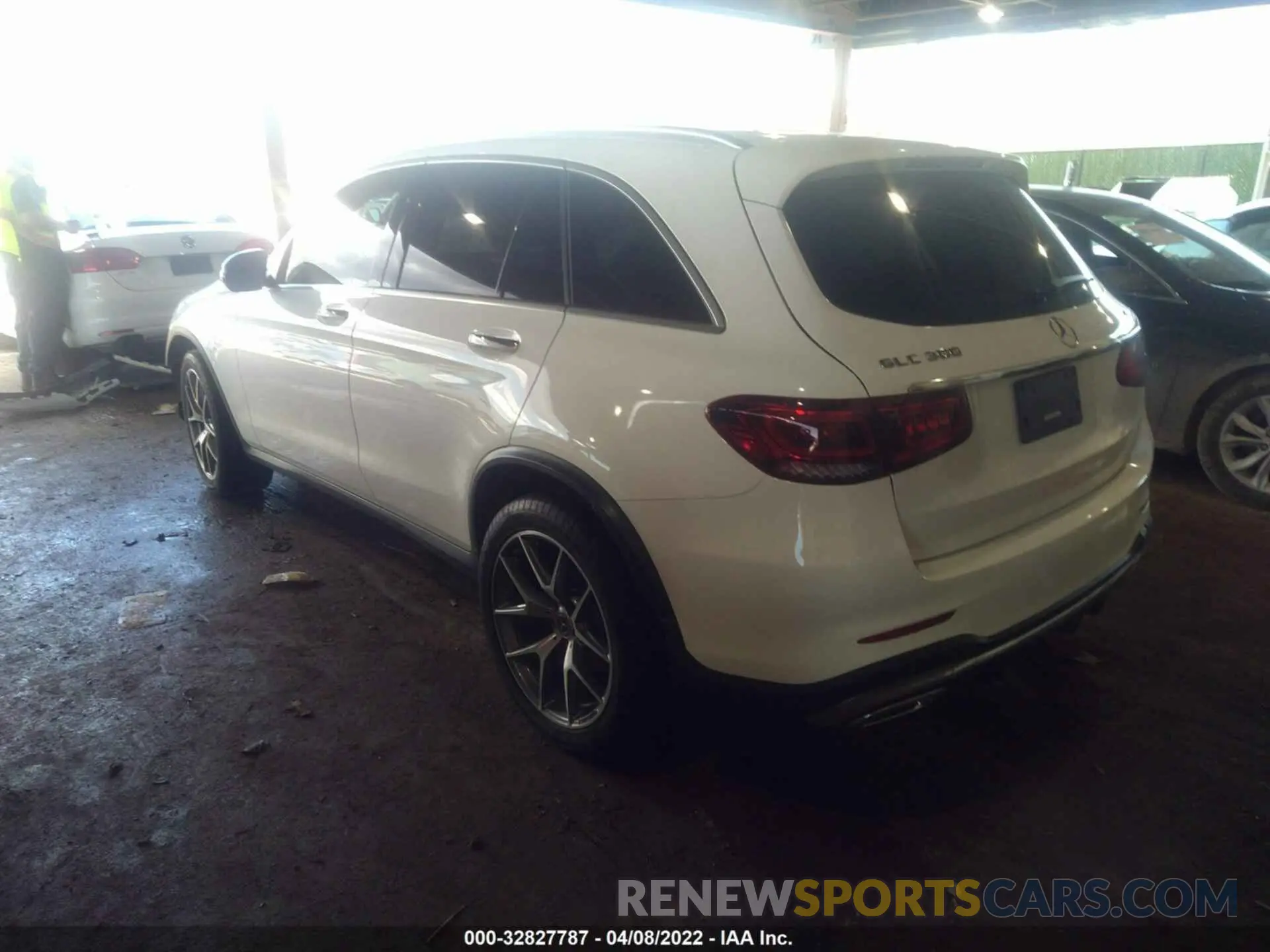 3 fotografías del automóvil dañado W1N0G8EB4LF816367 MERCEDES-BENZ GLC 2020