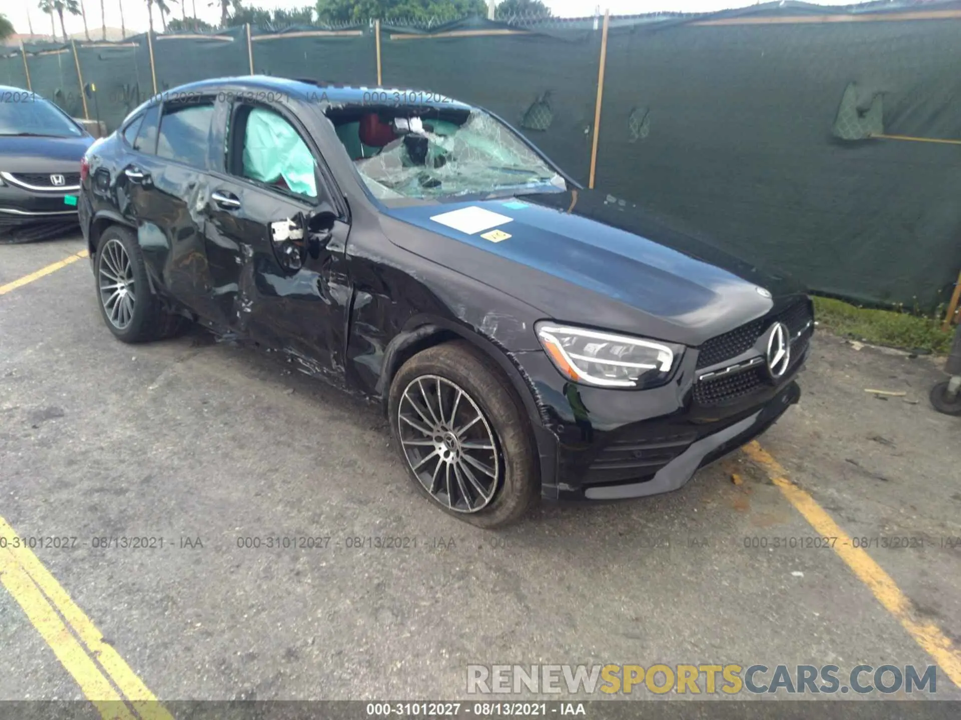 1 fotografías del automóvil dañado W1N0J8EB0LF846497 MERCEDES-BENZ GLC 2020