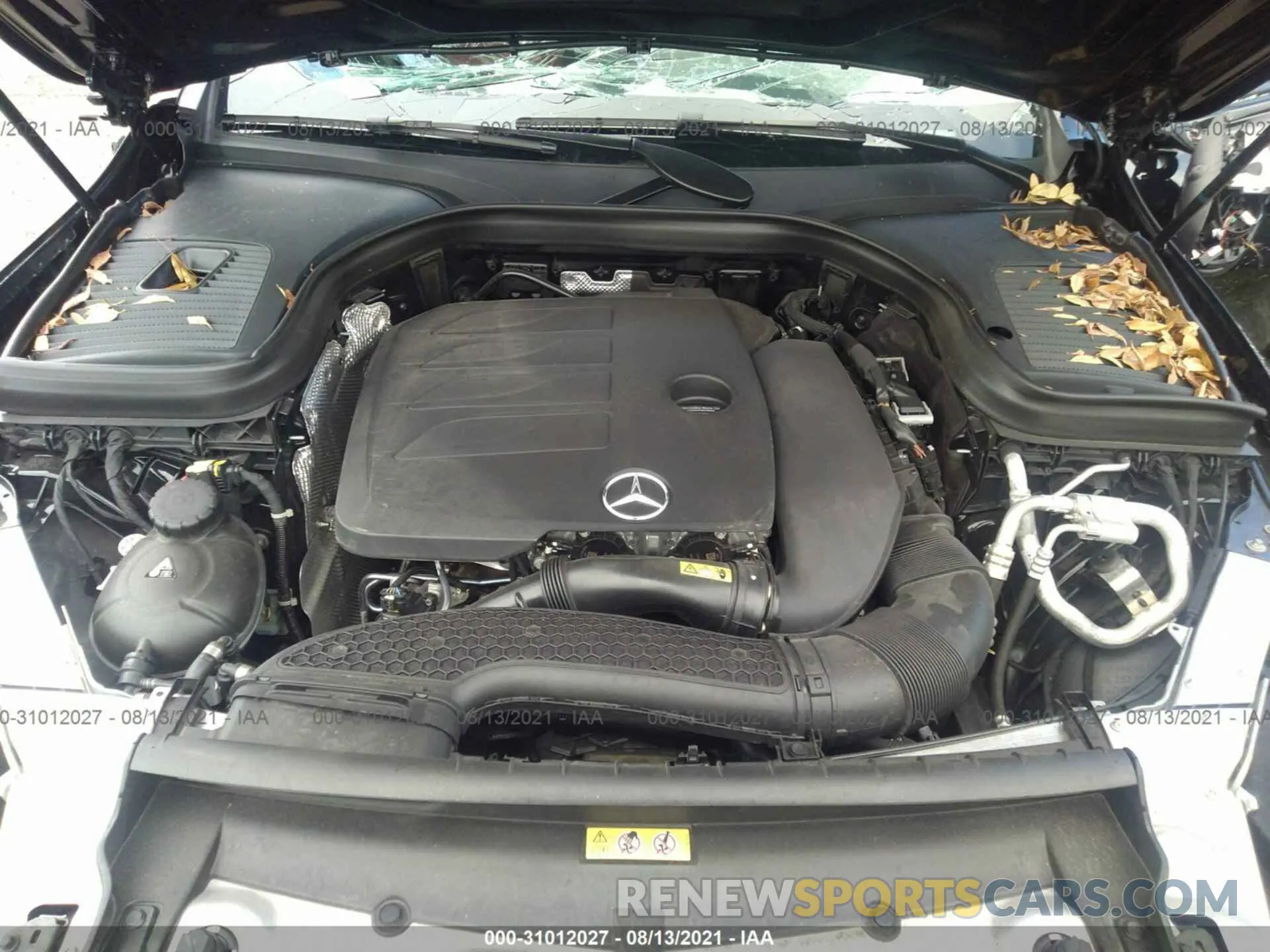 10 fotografías del automóvil dañado W1N0J8EB0LF846497 MERCEDES-BENZ GLC 2020