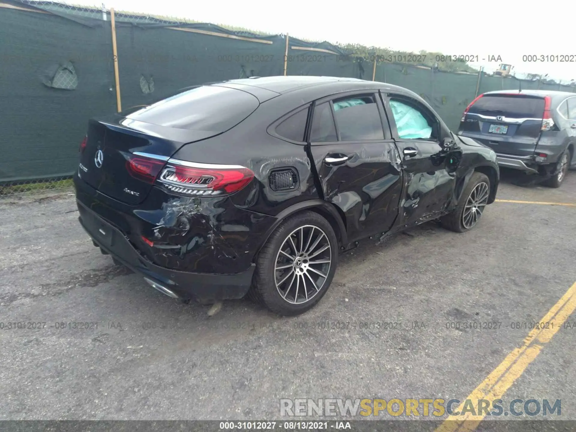 4 fotografías del automóvil dañado W1N0J8EB0LF846497 MERCEDES-BENZ GLC 2020