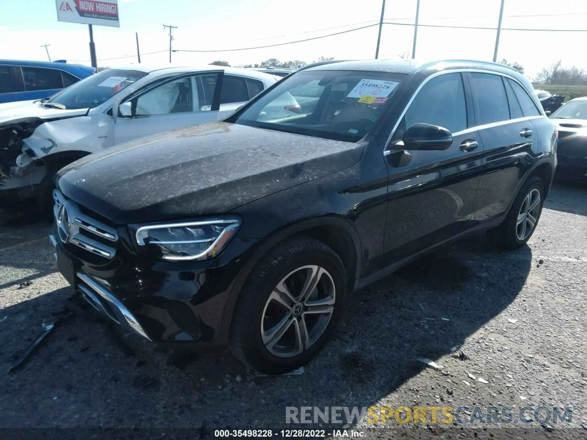 2 fotografías del automóvil dañado WDC0G8DB0LF738222 MERCEDES-BENZ GLC 2020