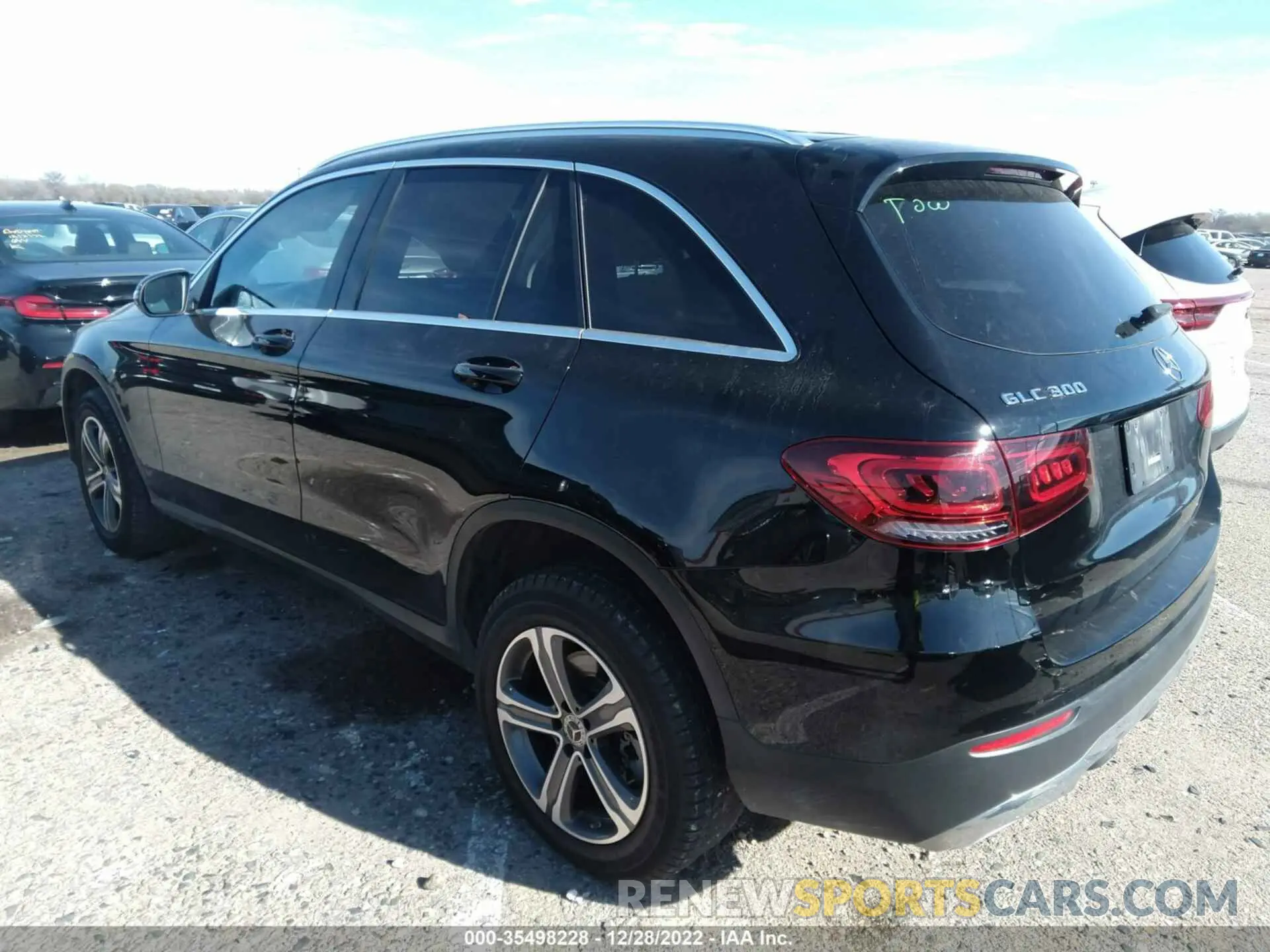 3 fotografías del automóvil dañado WDC0G8DB0LF738222 MERCEDES-BENZ GLC 2020
