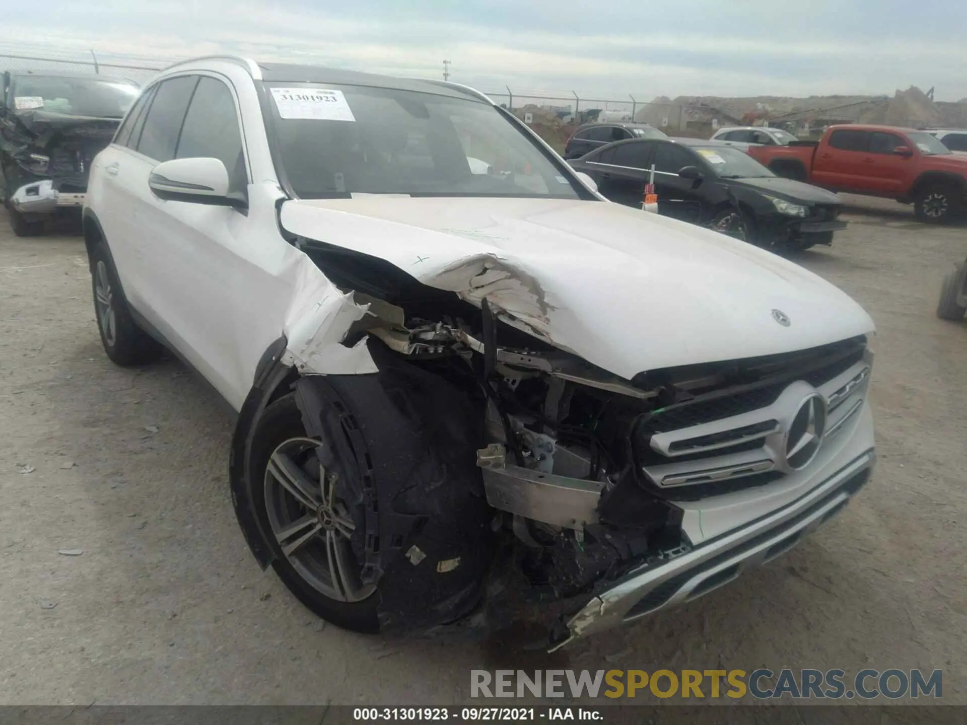 6 fotografías del automóvil dañado WDC0G8DB5LF694993 MERCEDES-BENZ GLC 2020