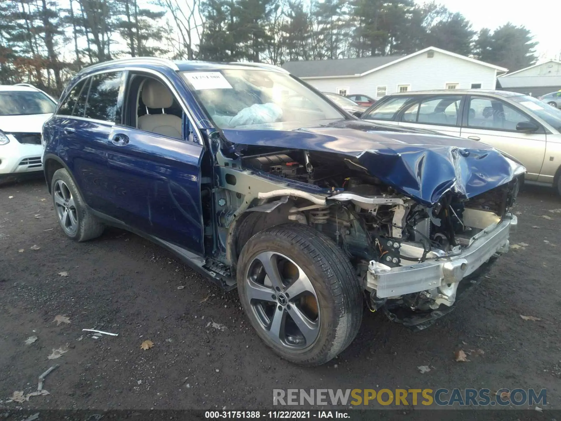 1 fotografías del automóvil dañado WDC0G8EB0LF748568 MERCEDES-BENZ GLC 2020
