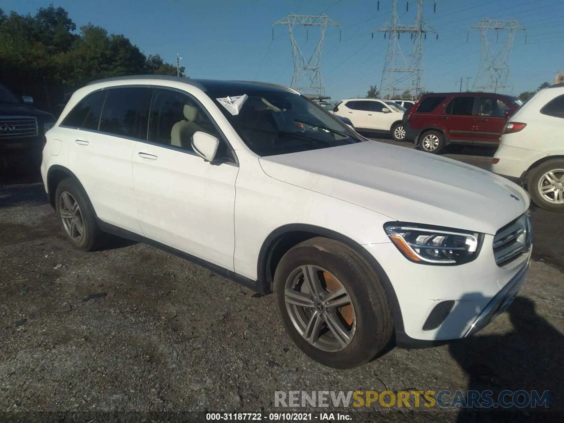 1 fotografías del automóvil dañado WDC0G8EB2LF723963 MERCEDES-BENZ GLC 2020