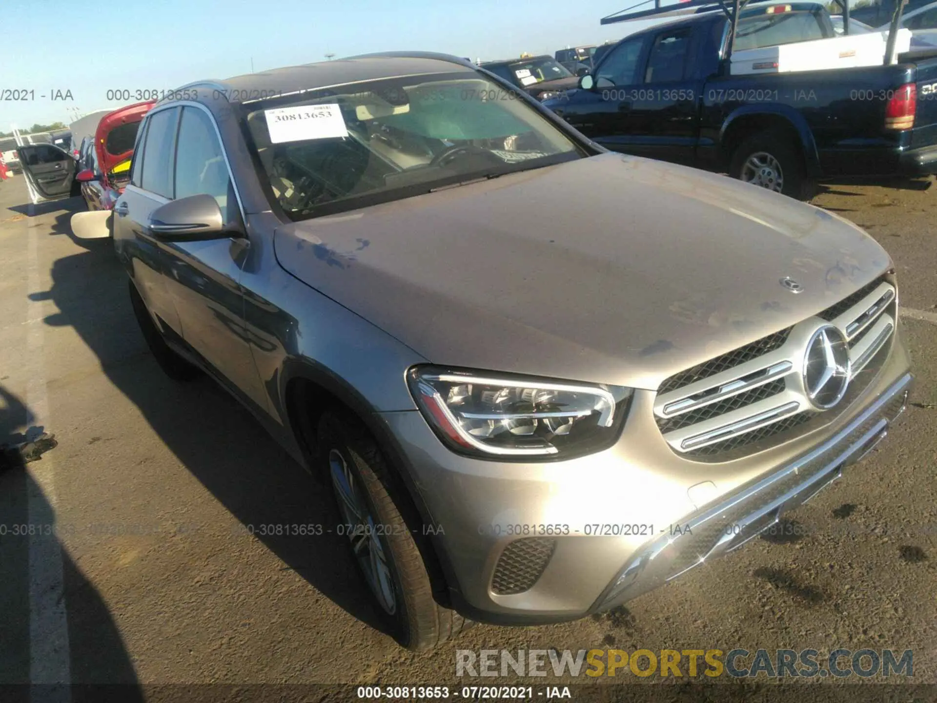 1 fotografías del automóvil dañado WDC0G8EB4LF706811 MERCEDES-BENZ GLC 2020