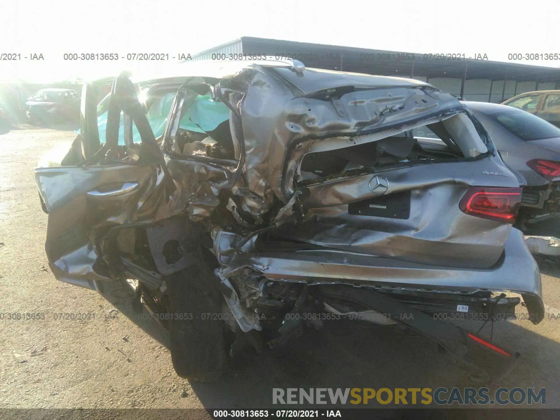 3 fotografías del automóvil dañado WDC0G8EB4LF706811 MERCEDES-BENZ GLC 2020