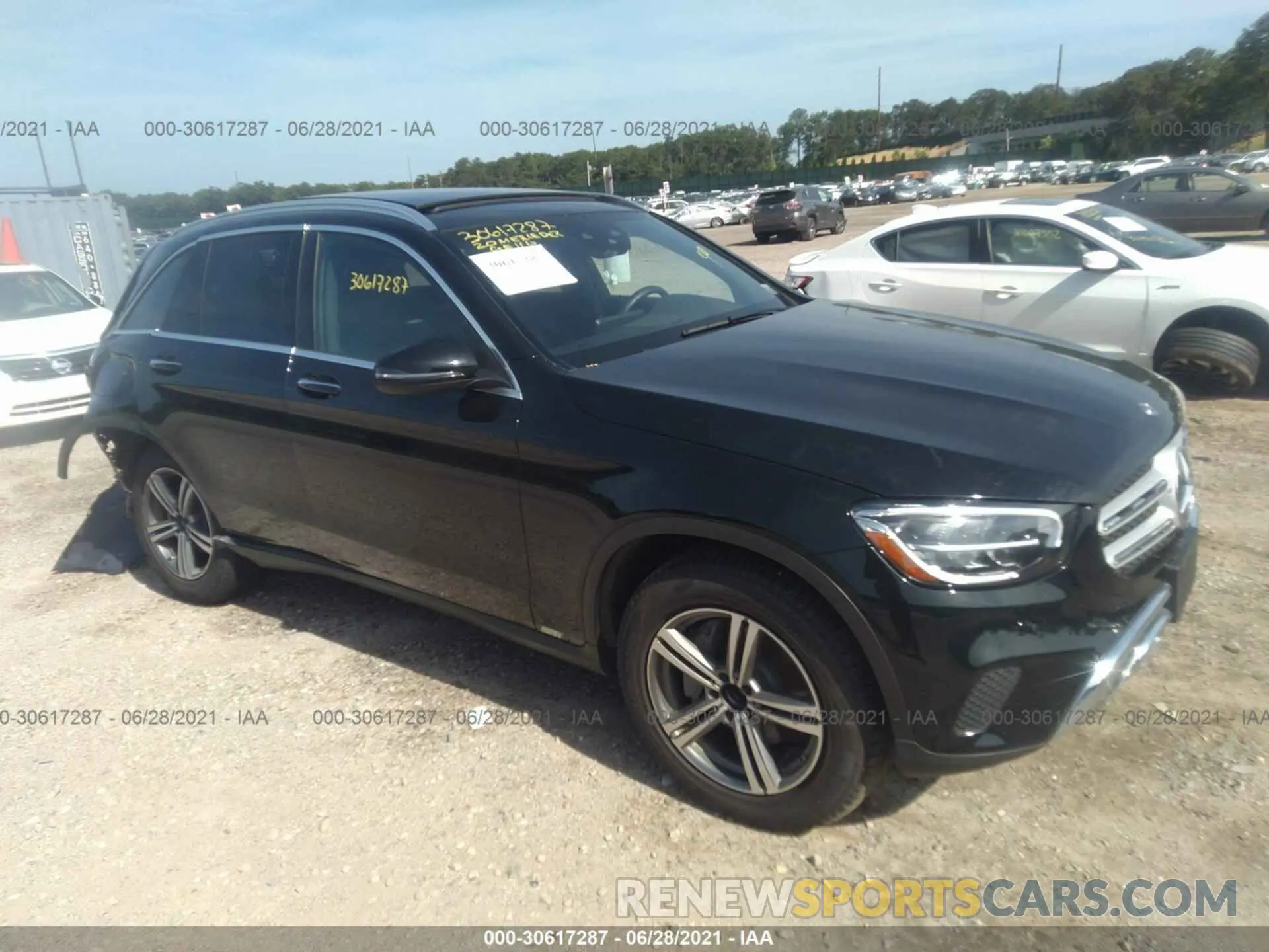 1 fotografías del automóvil dañado WDC0G8EB4LF725214 MERCEDES-BENZ GLC 2020