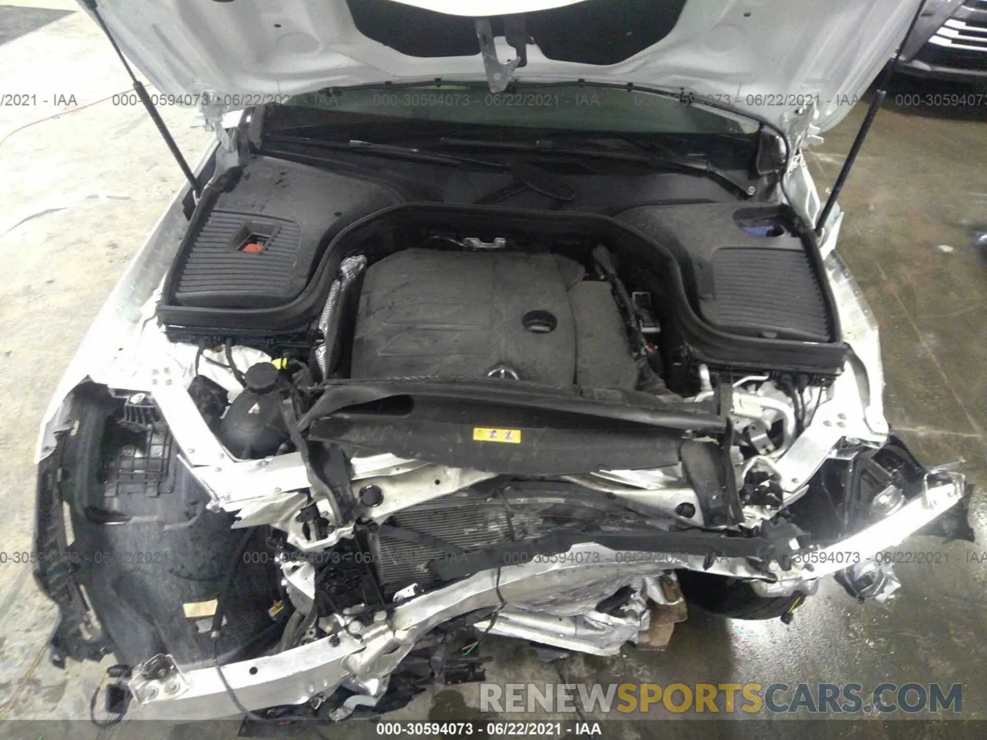 10 fotografías del automóvil dañado WDC0G8EB9LF682926 MERCEDES-BENZ GLC 2020