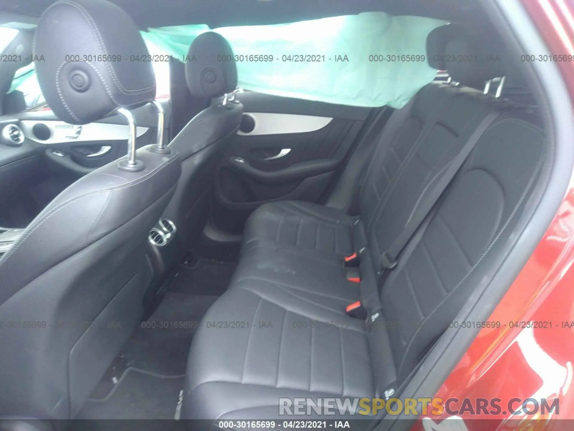 8 fotografías del automóvil dañado W1N0G8DB2MV263727 MERCEDES-BENZ GLC 2021